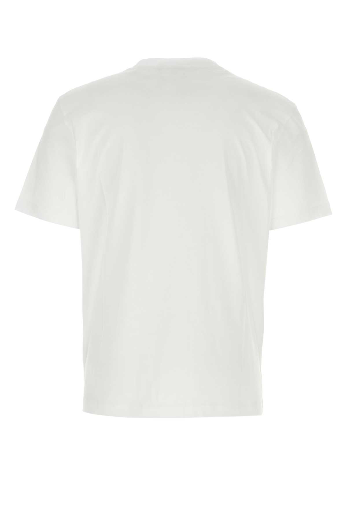 Shop Dsquared2 White Cotton T-shirt