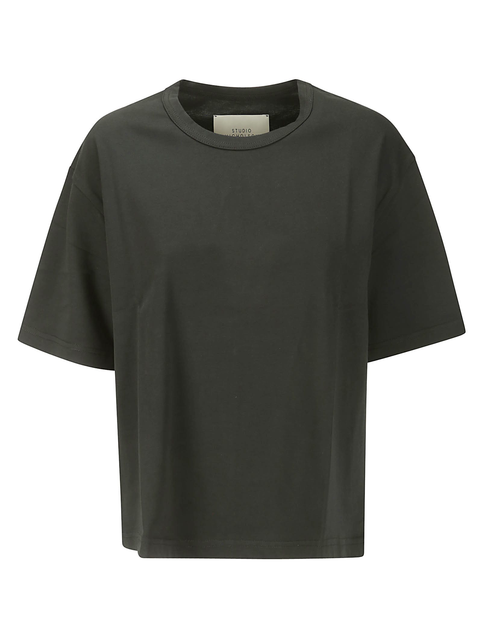 Studio Nicholson Continuity - Jersey - Womens Short Sleeve T-shirt In Black