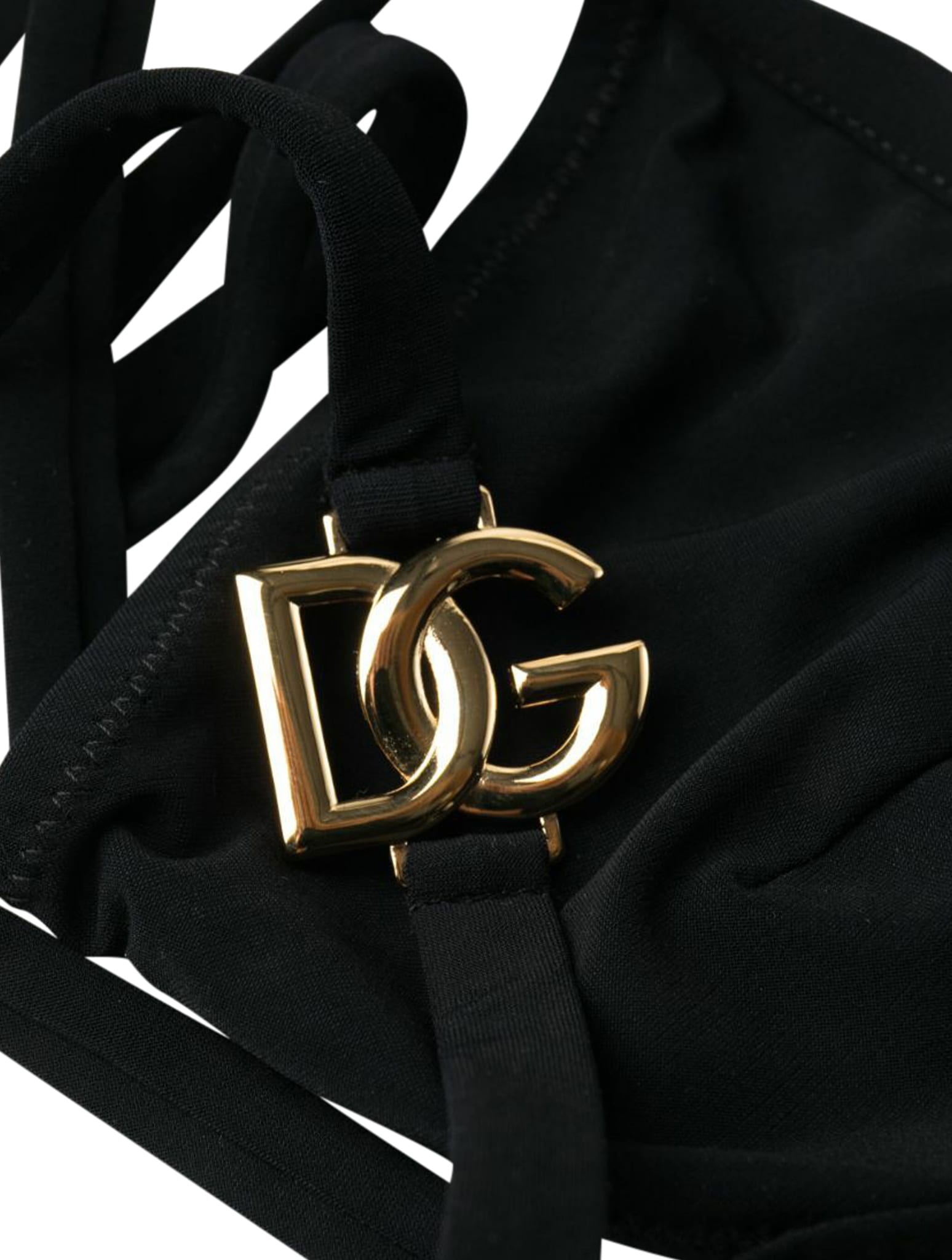 Shop Dolce & Gabbana Bra+tanga In Black
