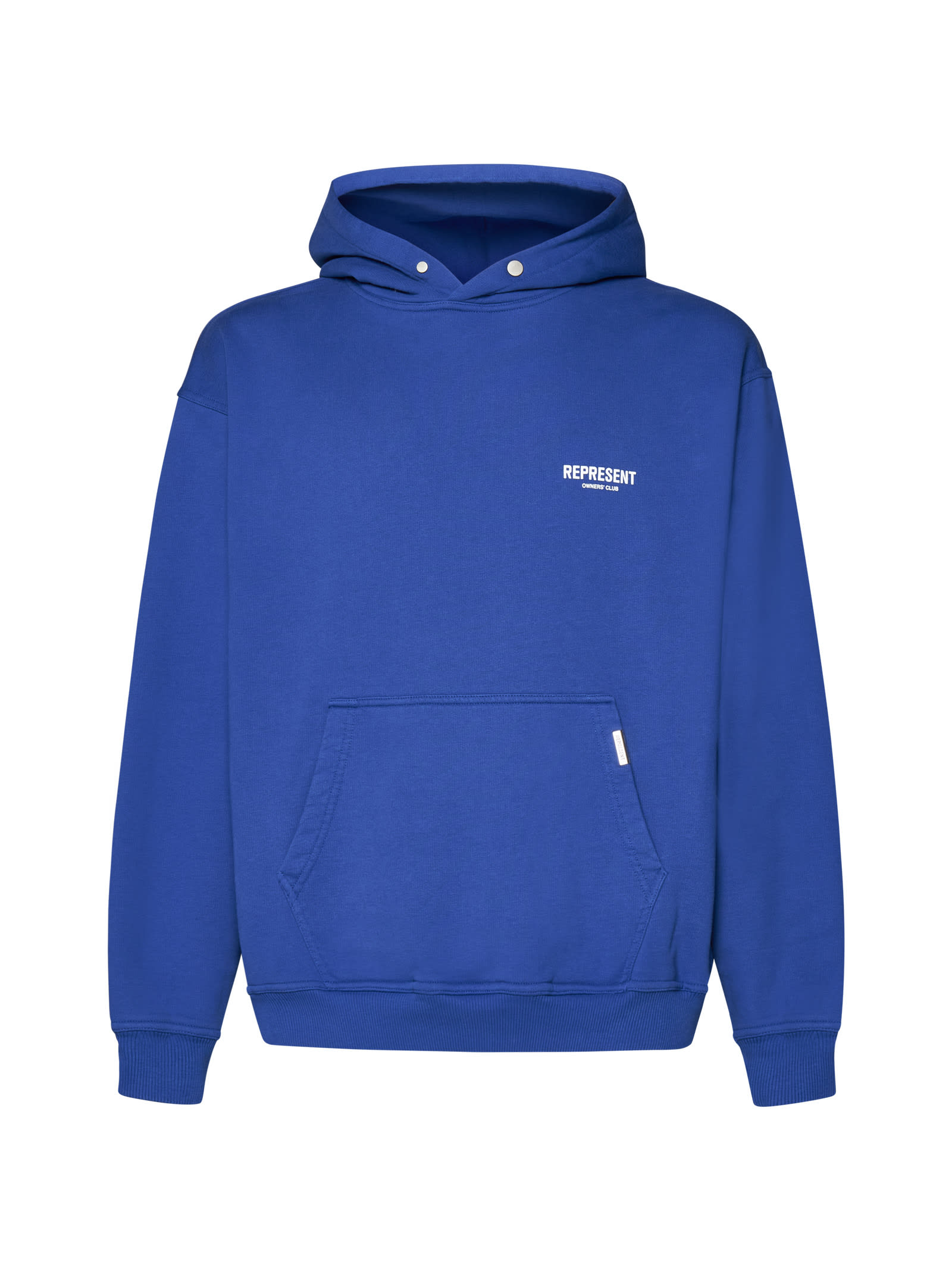 Represent Owners Club Logo Cotton Hoodie In Cobalt