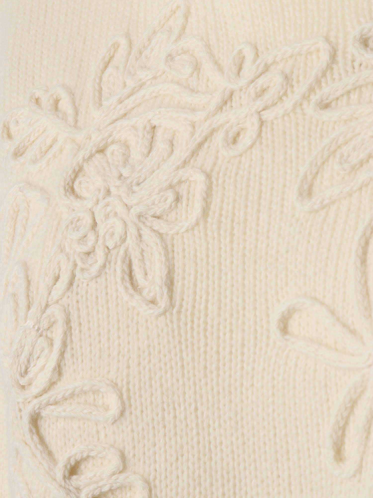 Ermanno Ermanno Scervino High Neck Sweater In Neutral