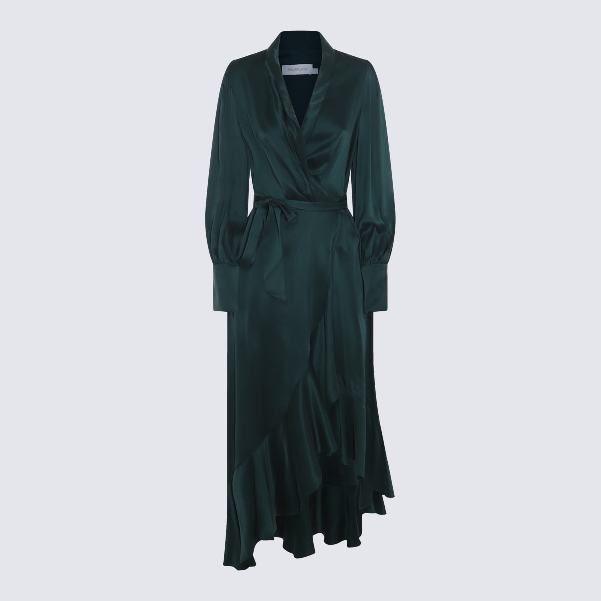 Jade Silk Dress