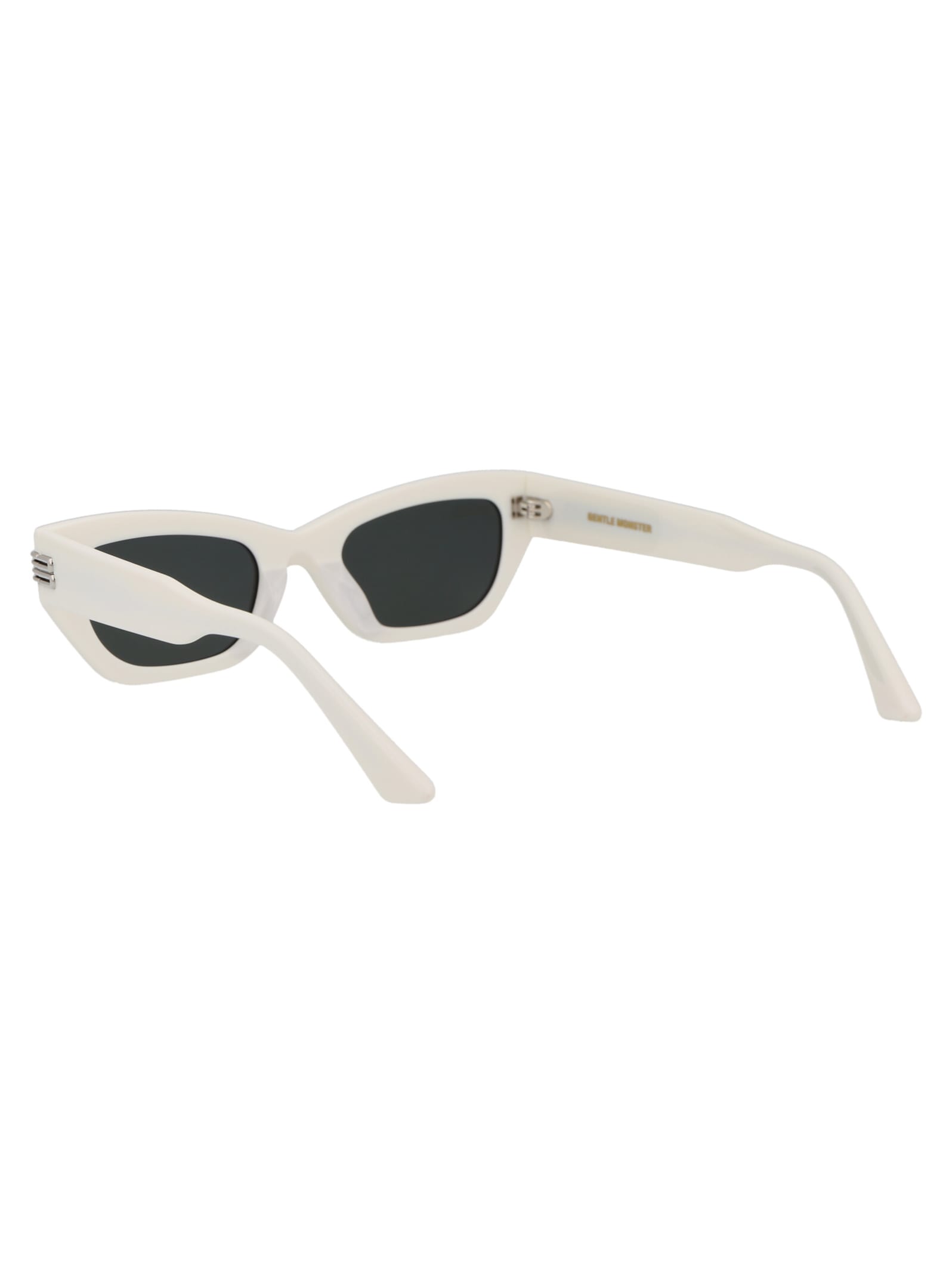 Gentle Monster Rectangle-frame Sunglasses In W2 White