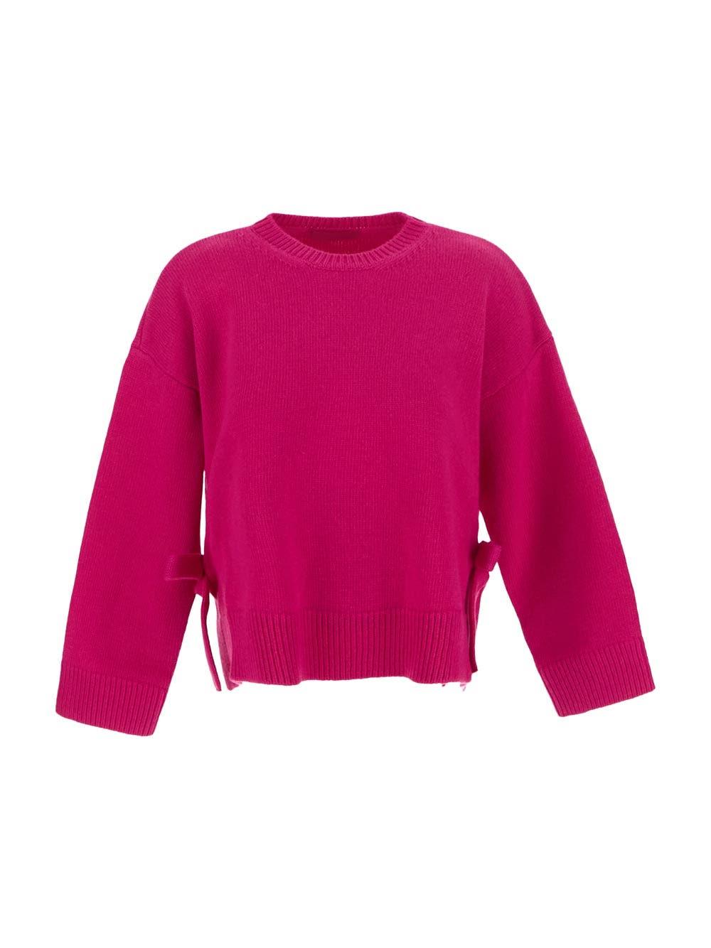 Valentino Wool Jumper With Bow Detail