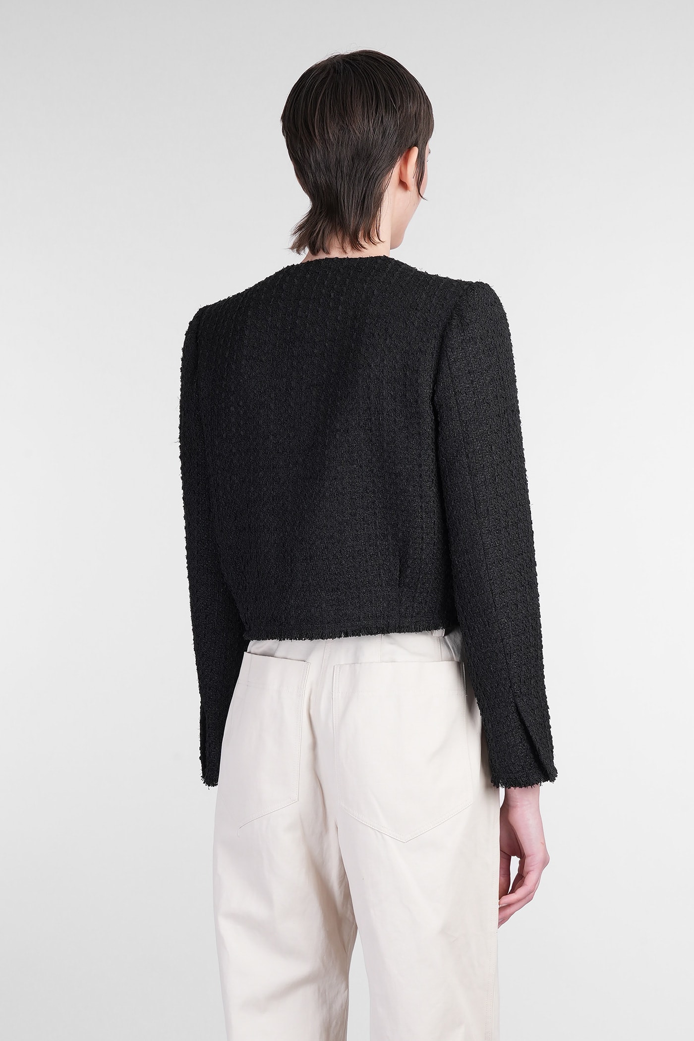 Iro Siname Casual Jacket In Black Polyester