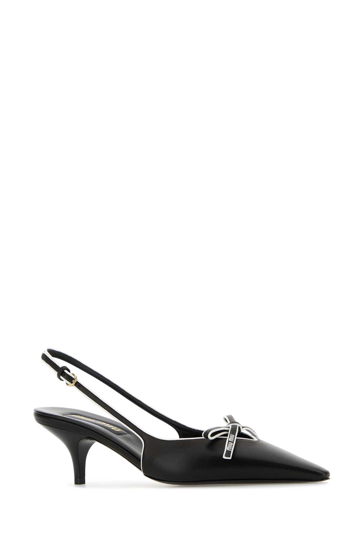 Miu Miu Black Leather Pumps