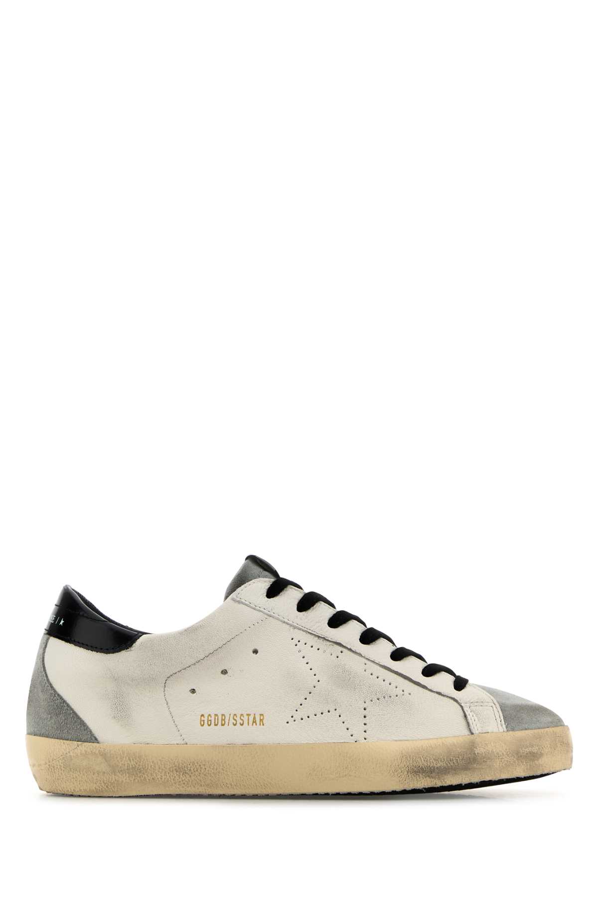 Golden Goose Multicolor Leather Superstar Skate Sneakers In Whitegreyblack