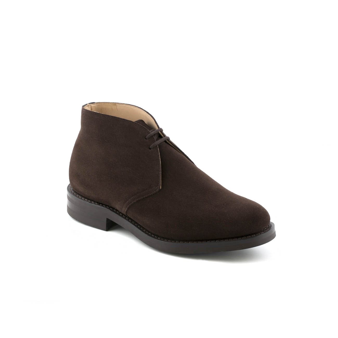 Shop Church's Brown Suede Boot (rubber Sole) In Marrone