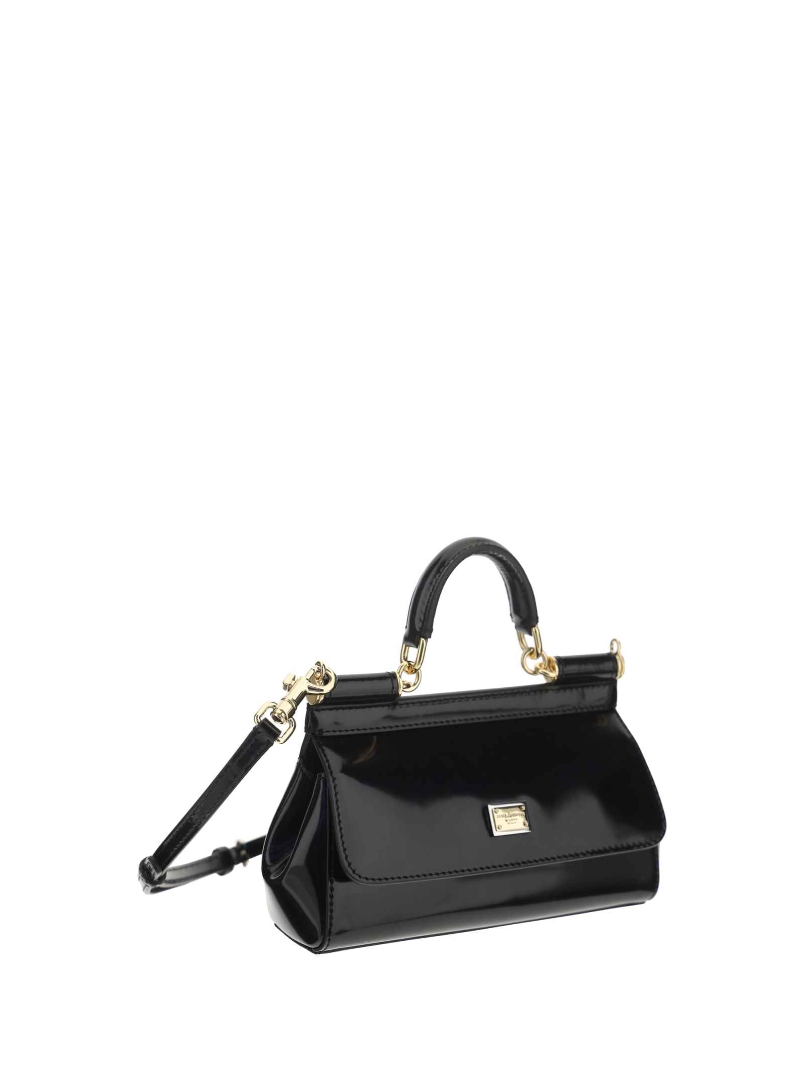 Shop Dolce & Gabbana Sicily Handbag In Nero