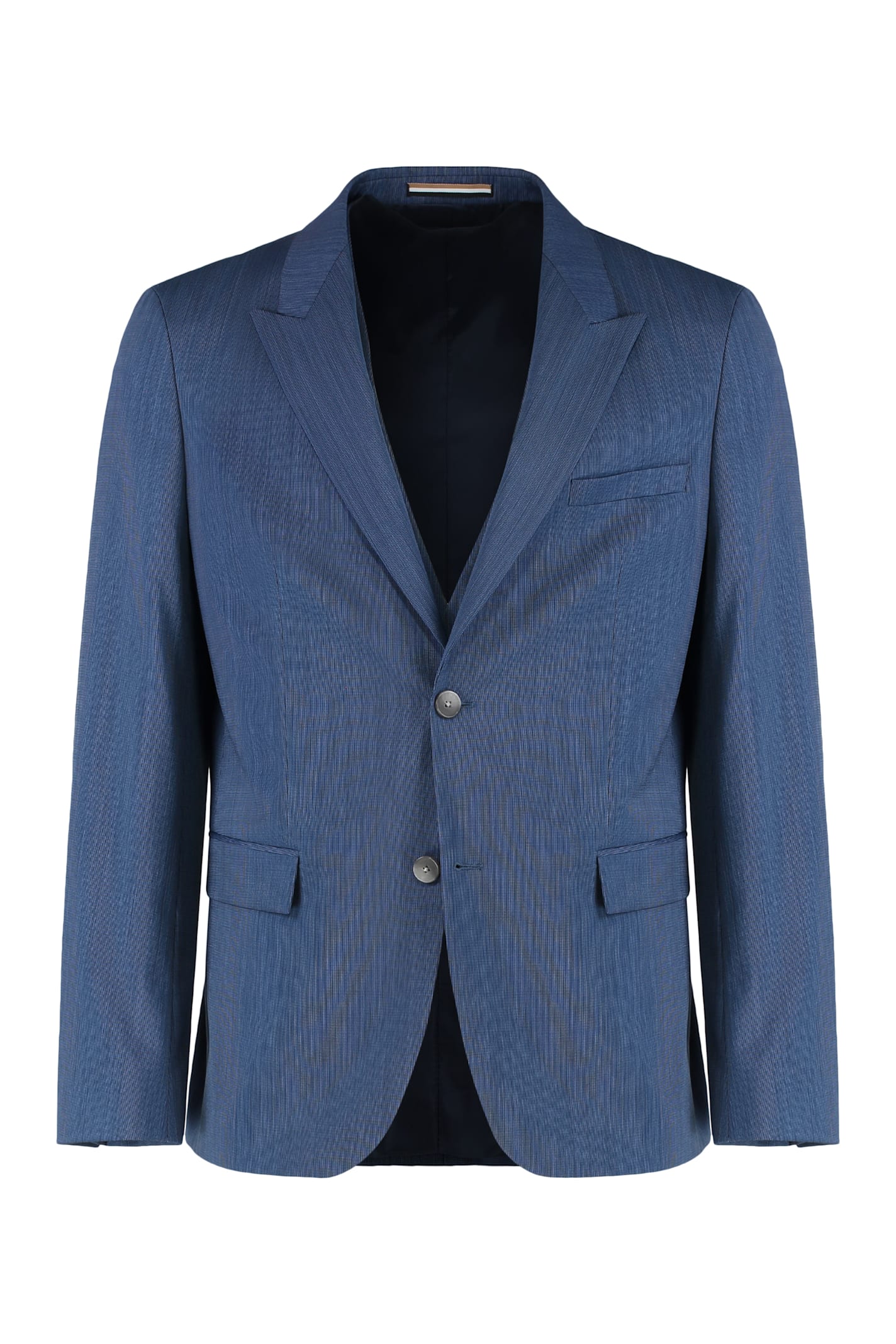 Hugo Boss Boss Stretch Wool Blend Three-pieces Suit In Blue