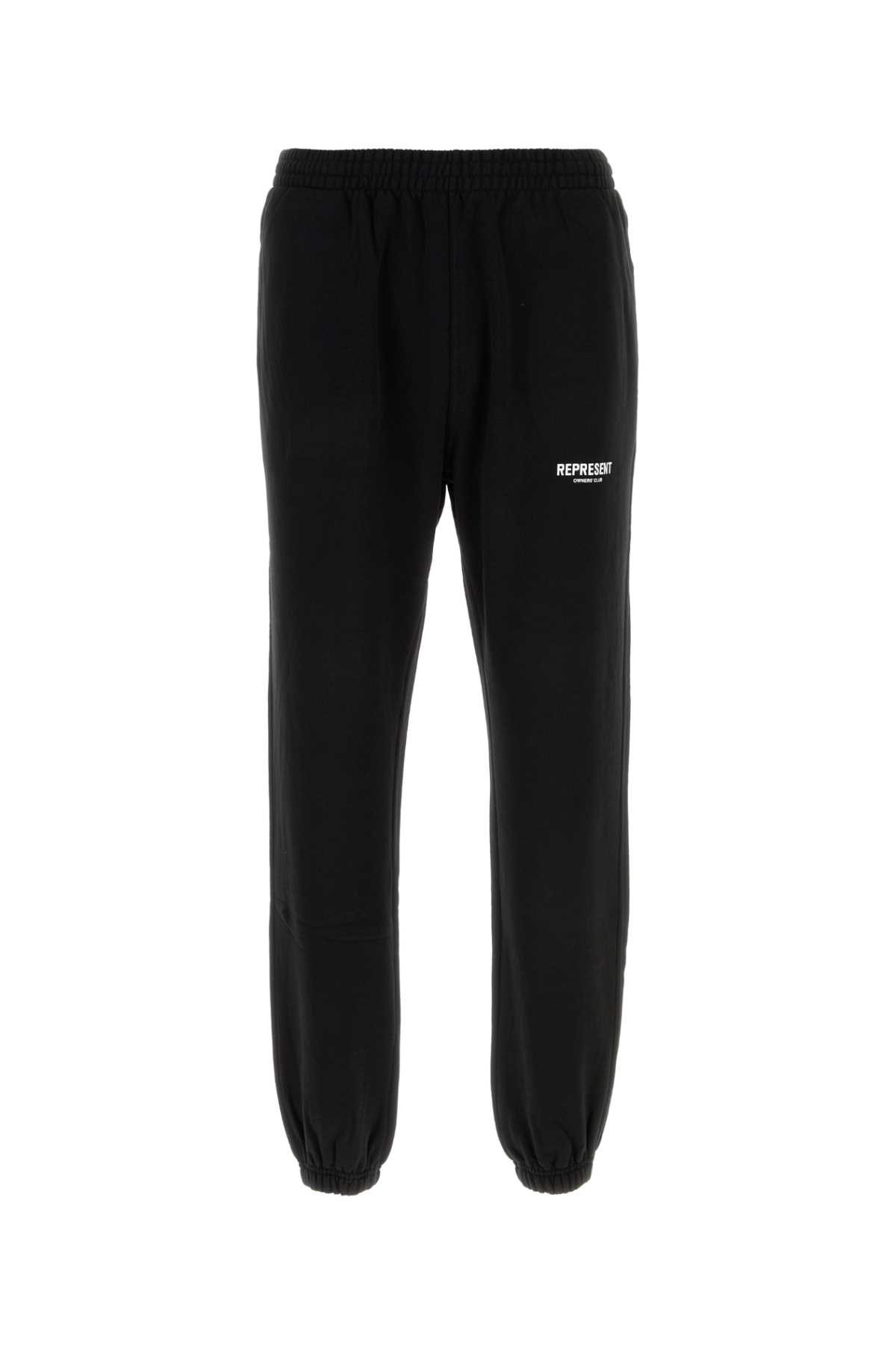 Black Cotton Joggers