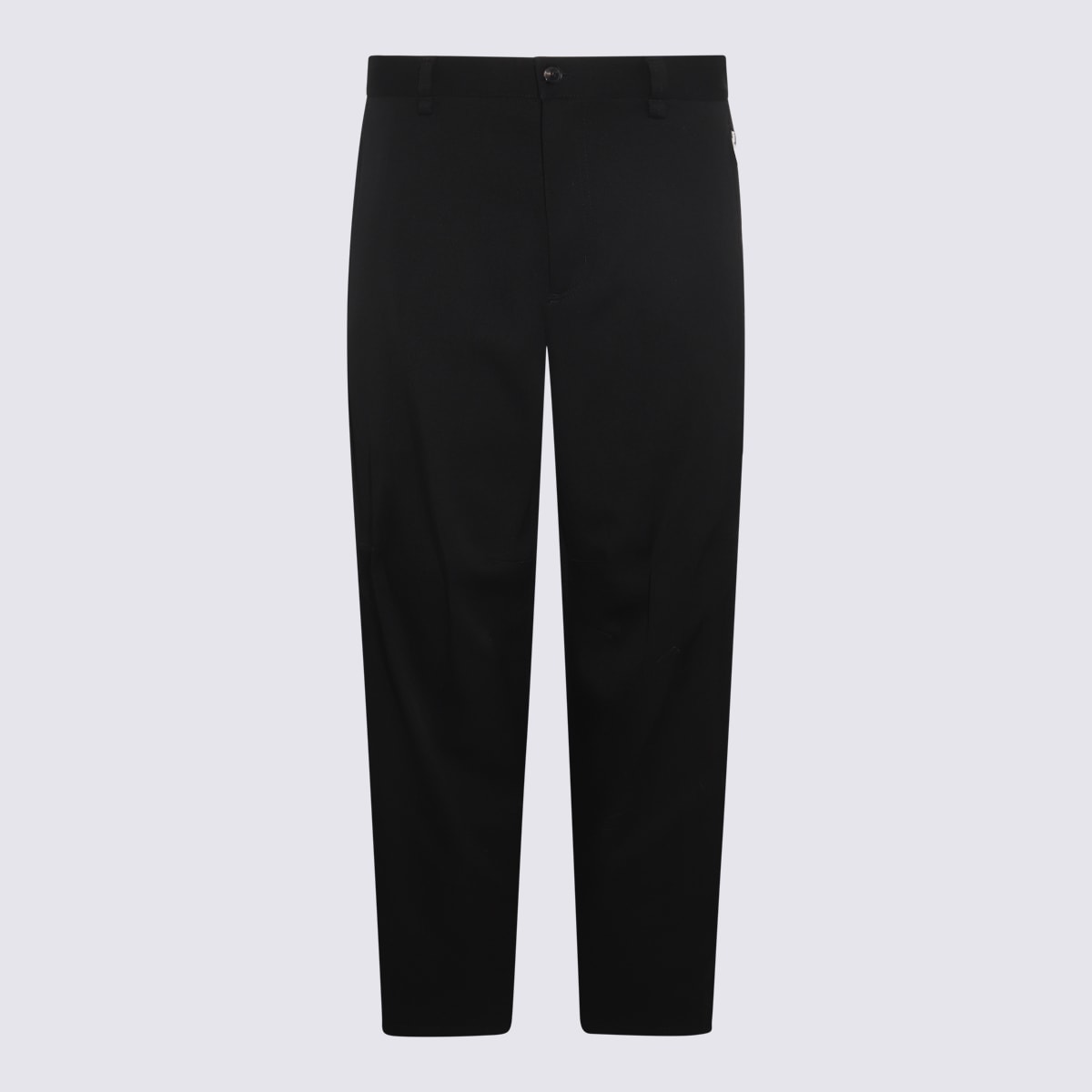 Shop Lanvin Black Wool Pants