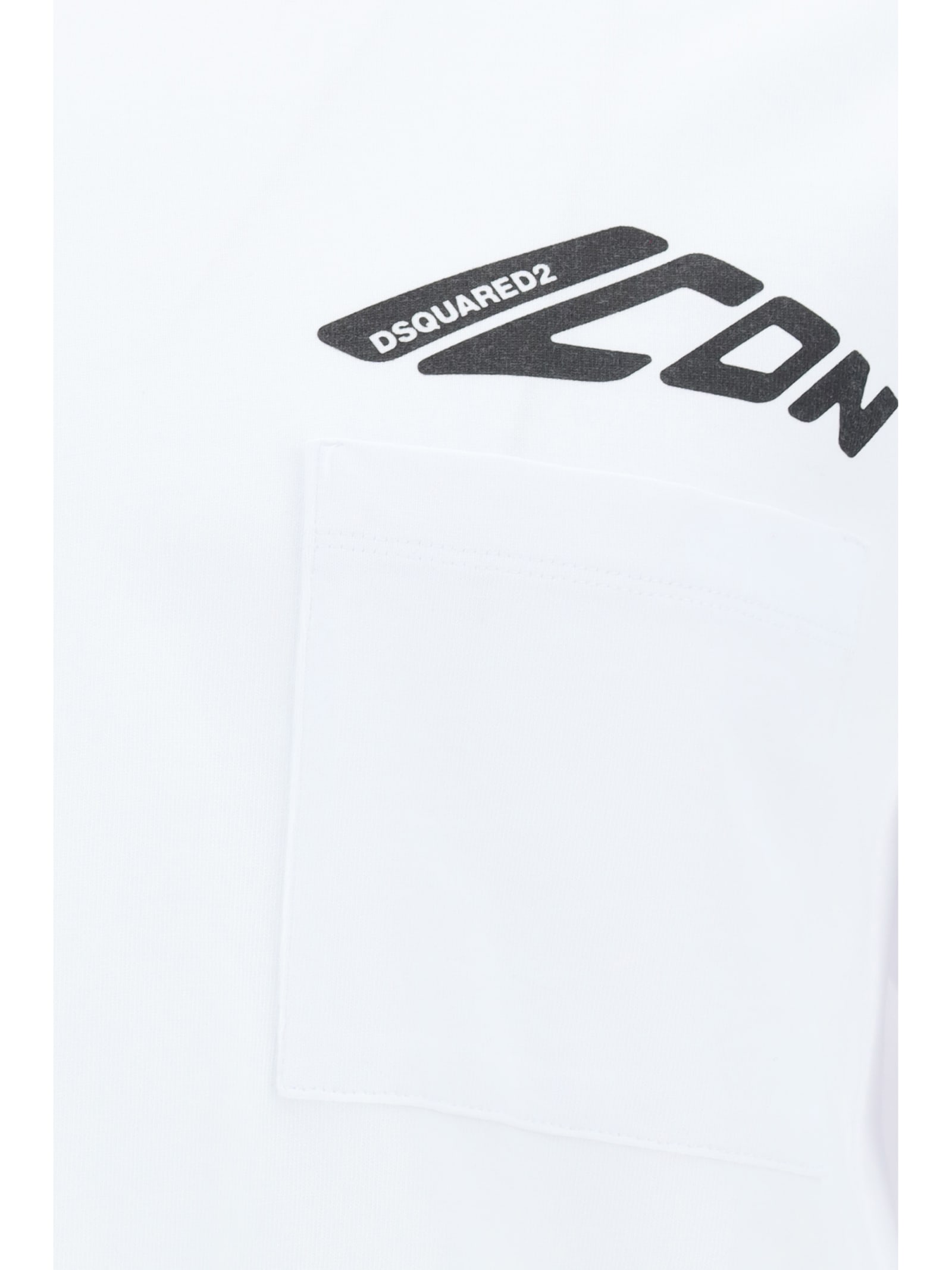 Shop Dsquared2 T-shirt In White