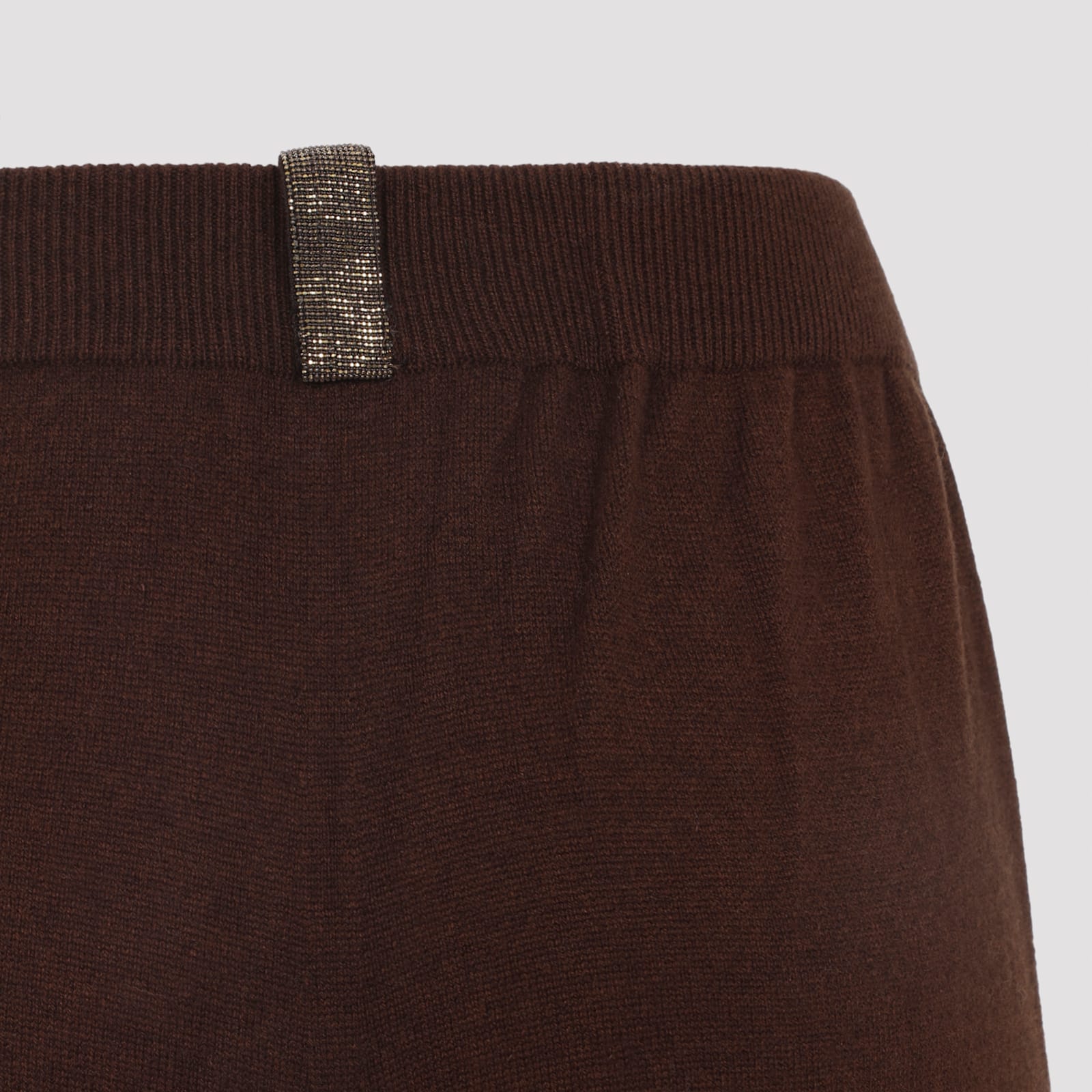 Fabiana Filippi Relaxed Fit Wide Leg Trousers In Brown