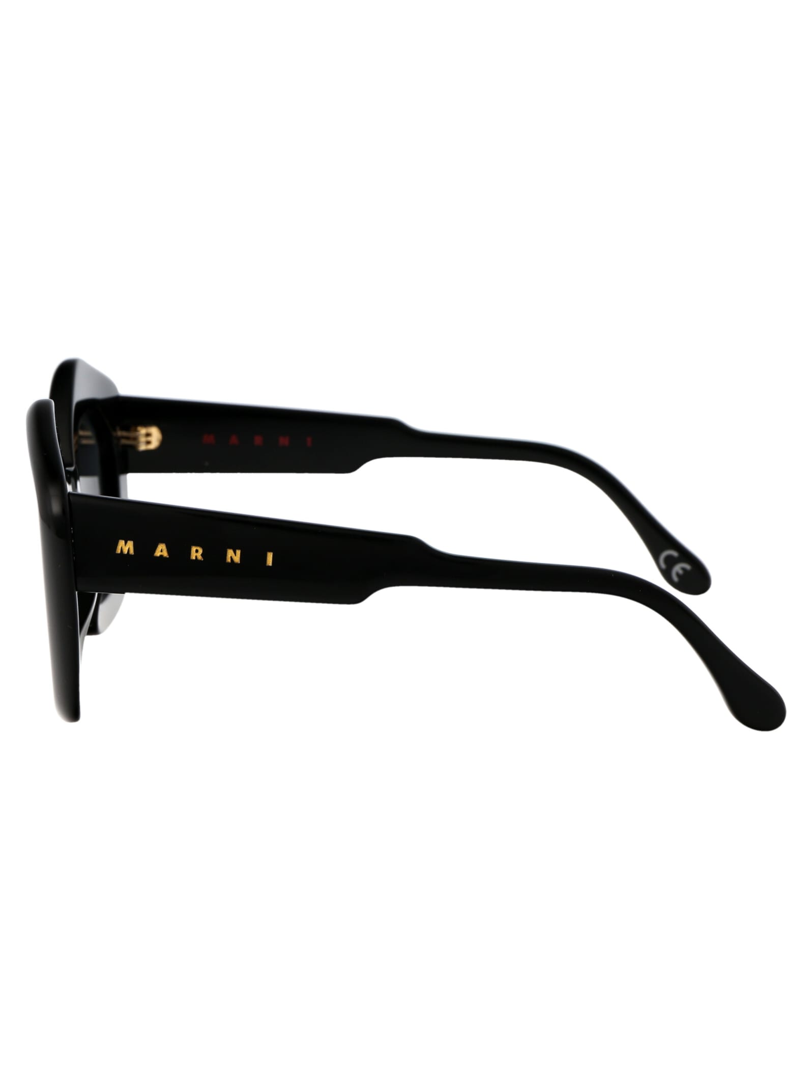 Marni Eyewear Laughing Waters Sunglasses In Black
