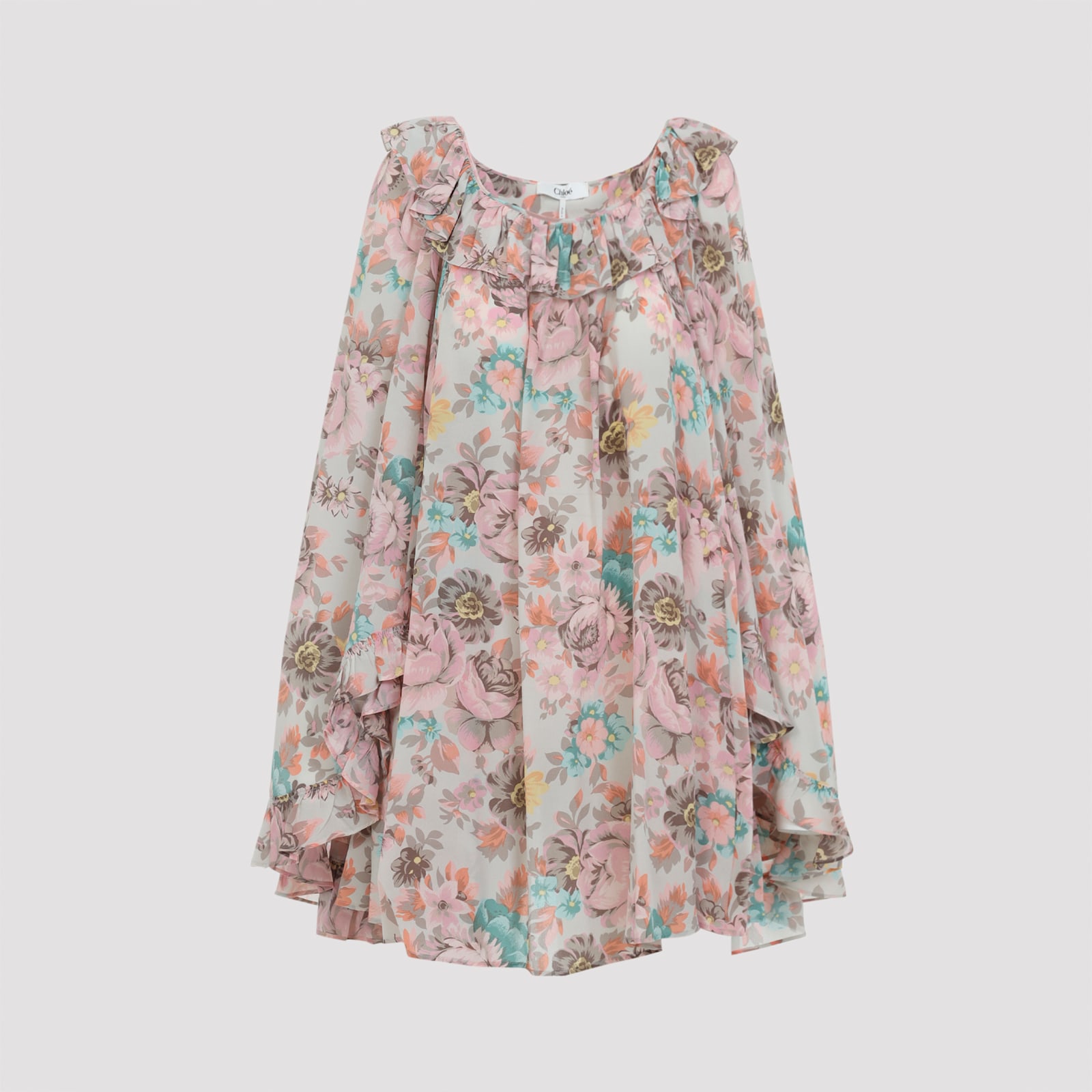 Chloé Mini Dress In Multi