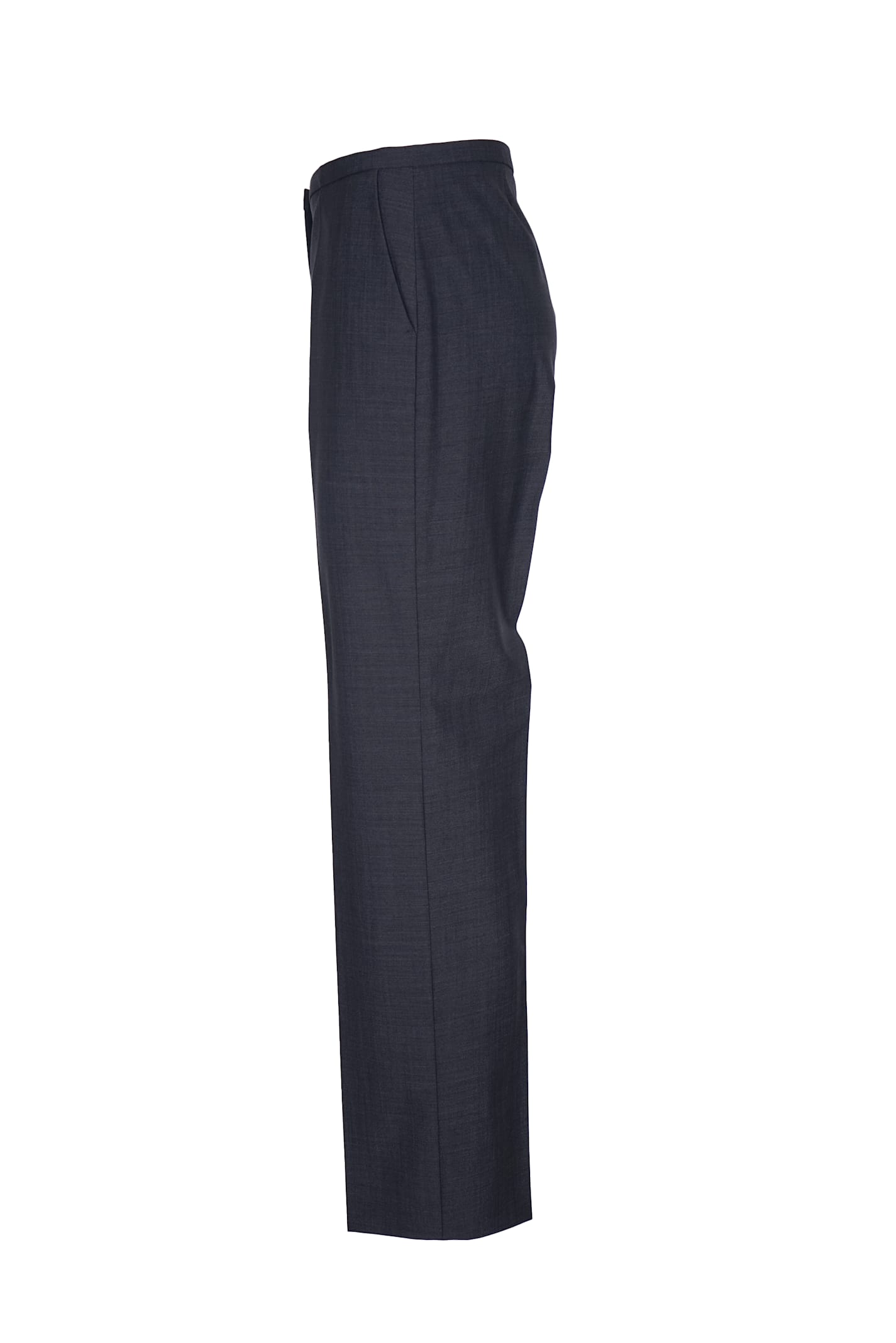 Philosophy Di Lorenzo Serafini Green Wool Trousers In Grey