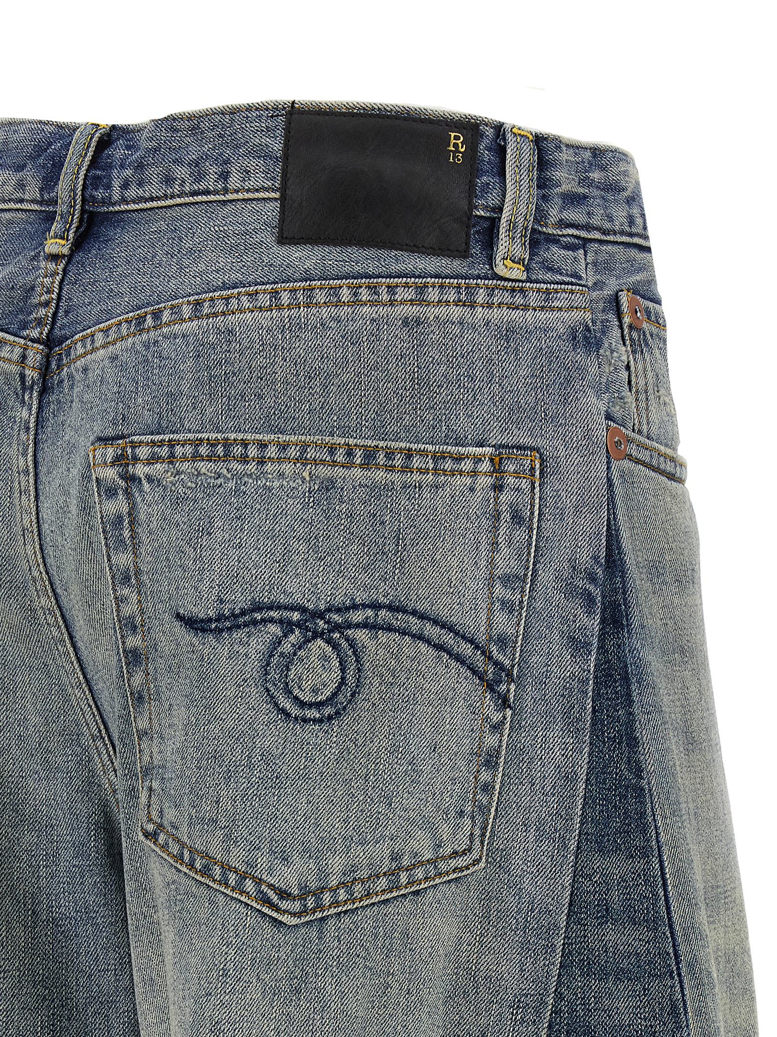 R13 Insert Darcy Jeans In Blue