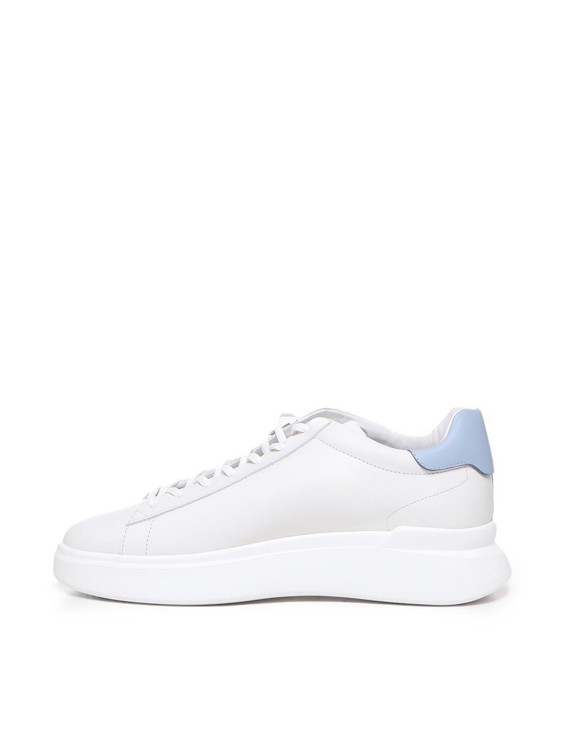 Shop Hogan H580 Sneakers In Grey, Light Blue