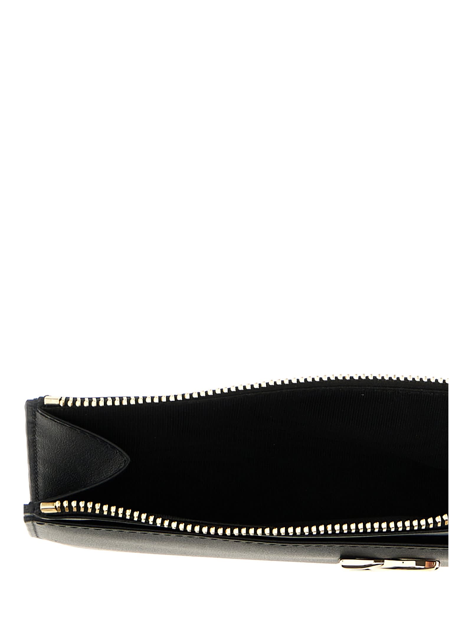 Shop Dolce & Gabbana Logo Leather Cardholder In Black