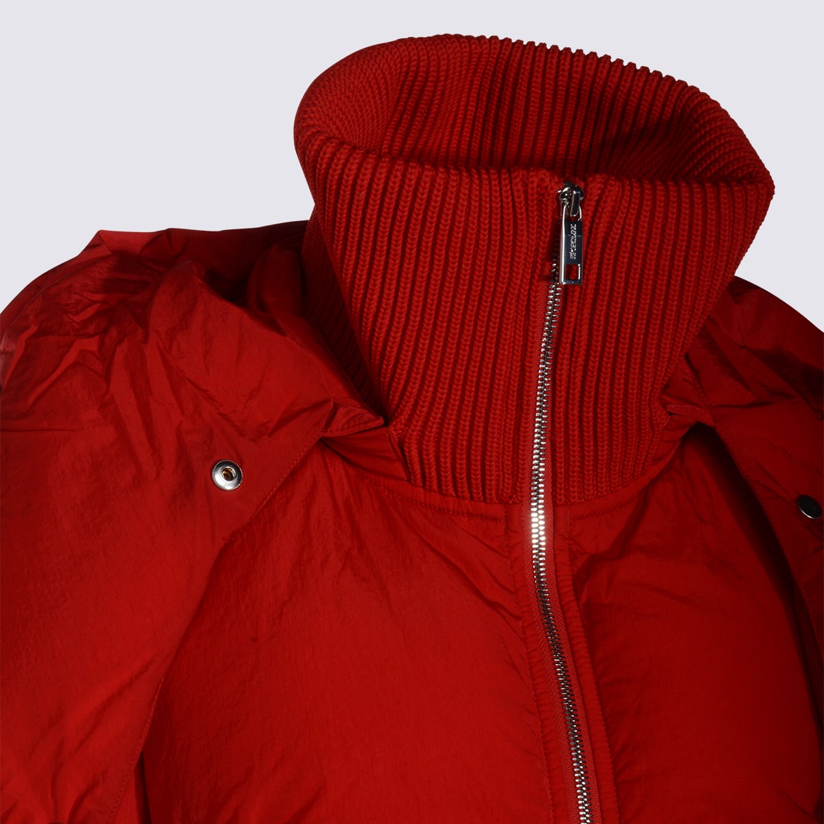 Sportmax Red Glizia Down Jacket In Red