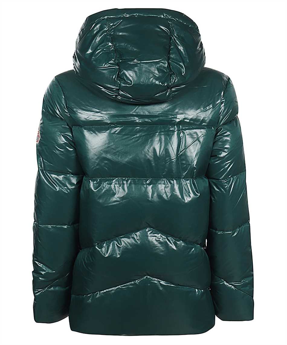 Pyrenex Hooded Full-zip Down Jacket In Green