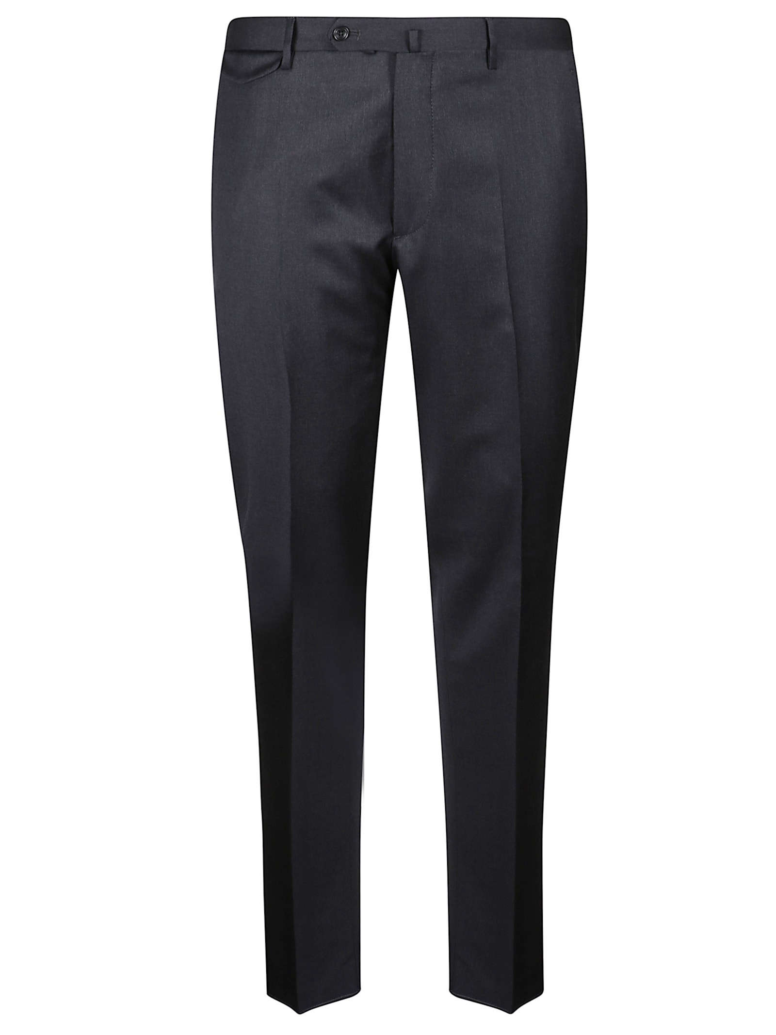 Tagliatore Trousers With Side Pockets And Belt Loops In Blue