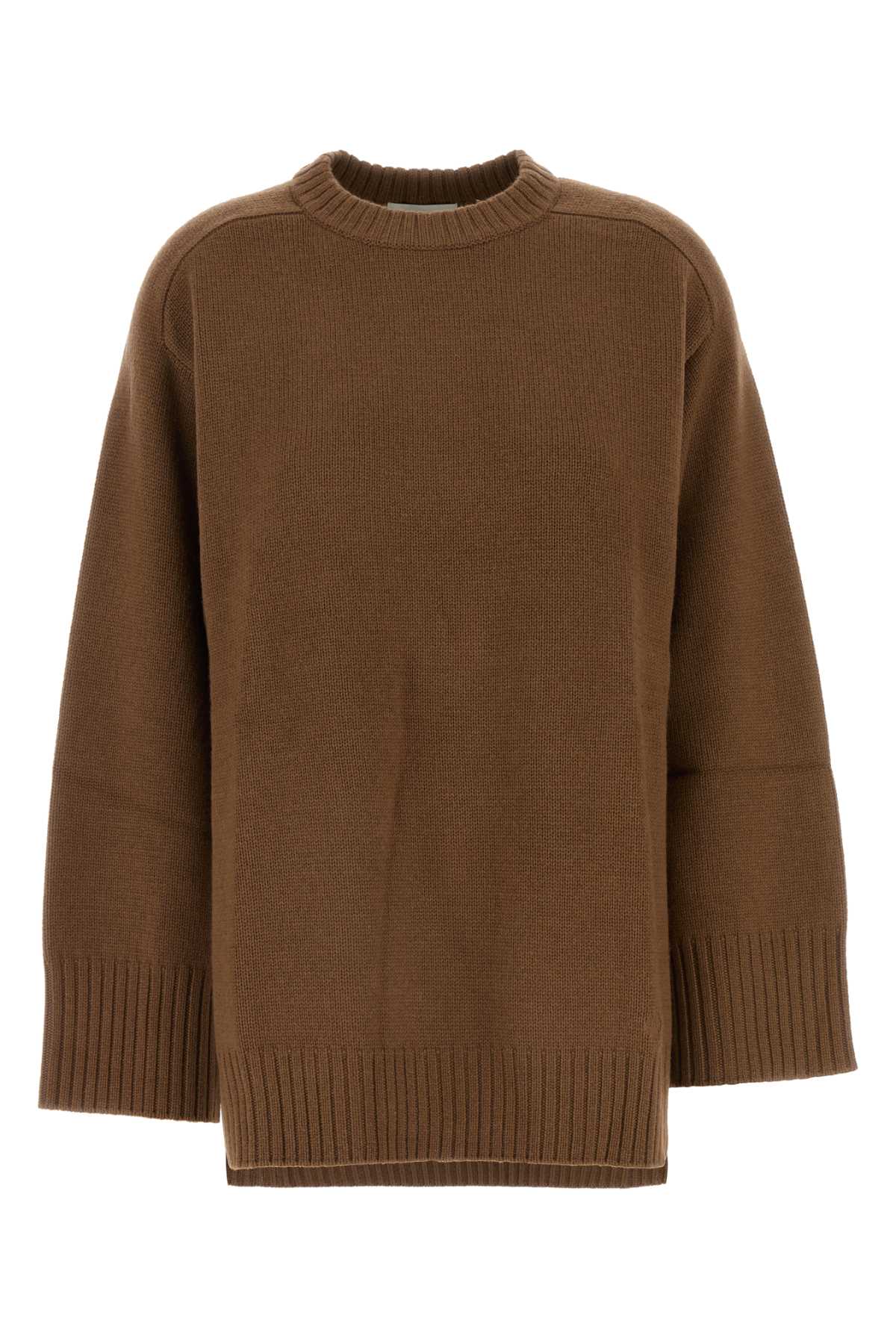 Shop Loulou Studio Brown Wool Blend Oversize Safi Sweater