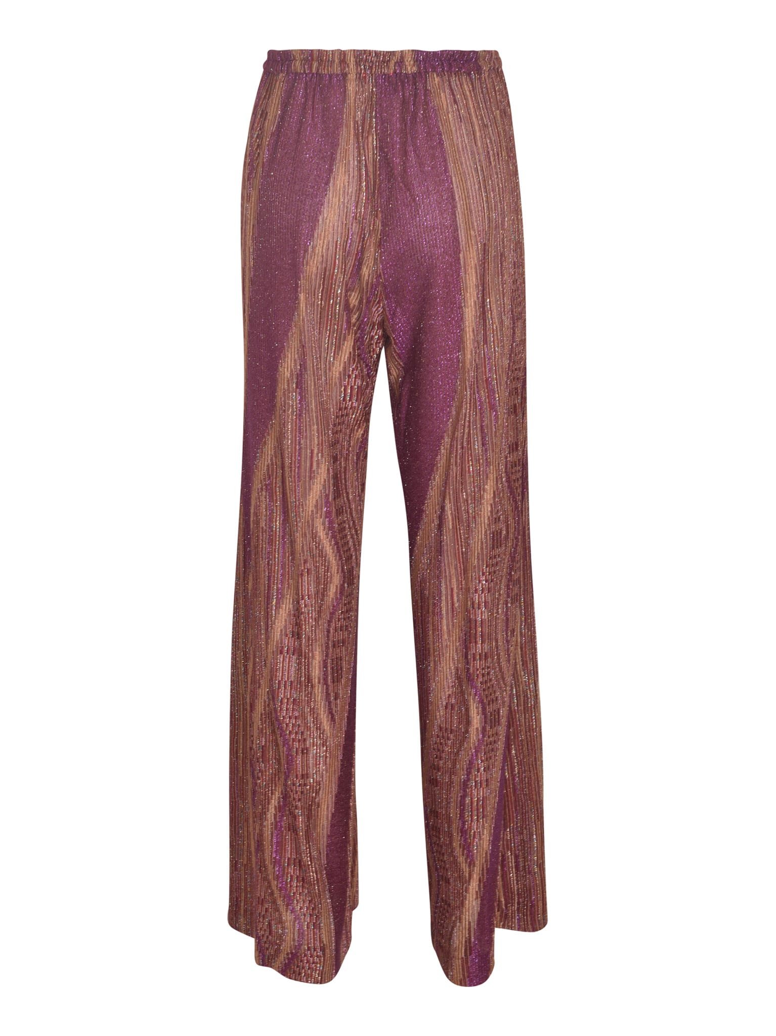 Shop Forte Forte Embellished Flared Trousers In Cocktail