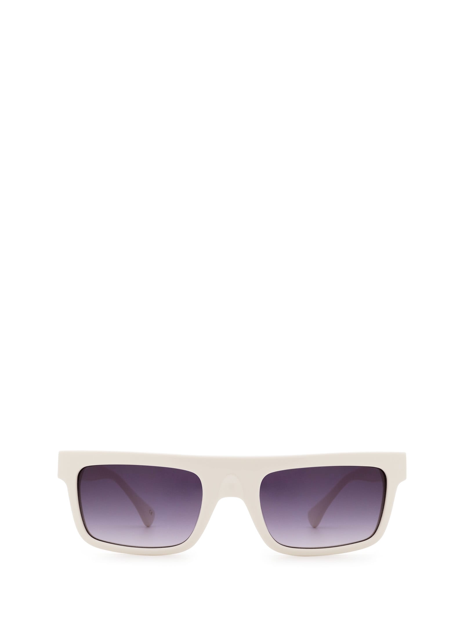 Kaleos Lachance Matte White Sunglasses