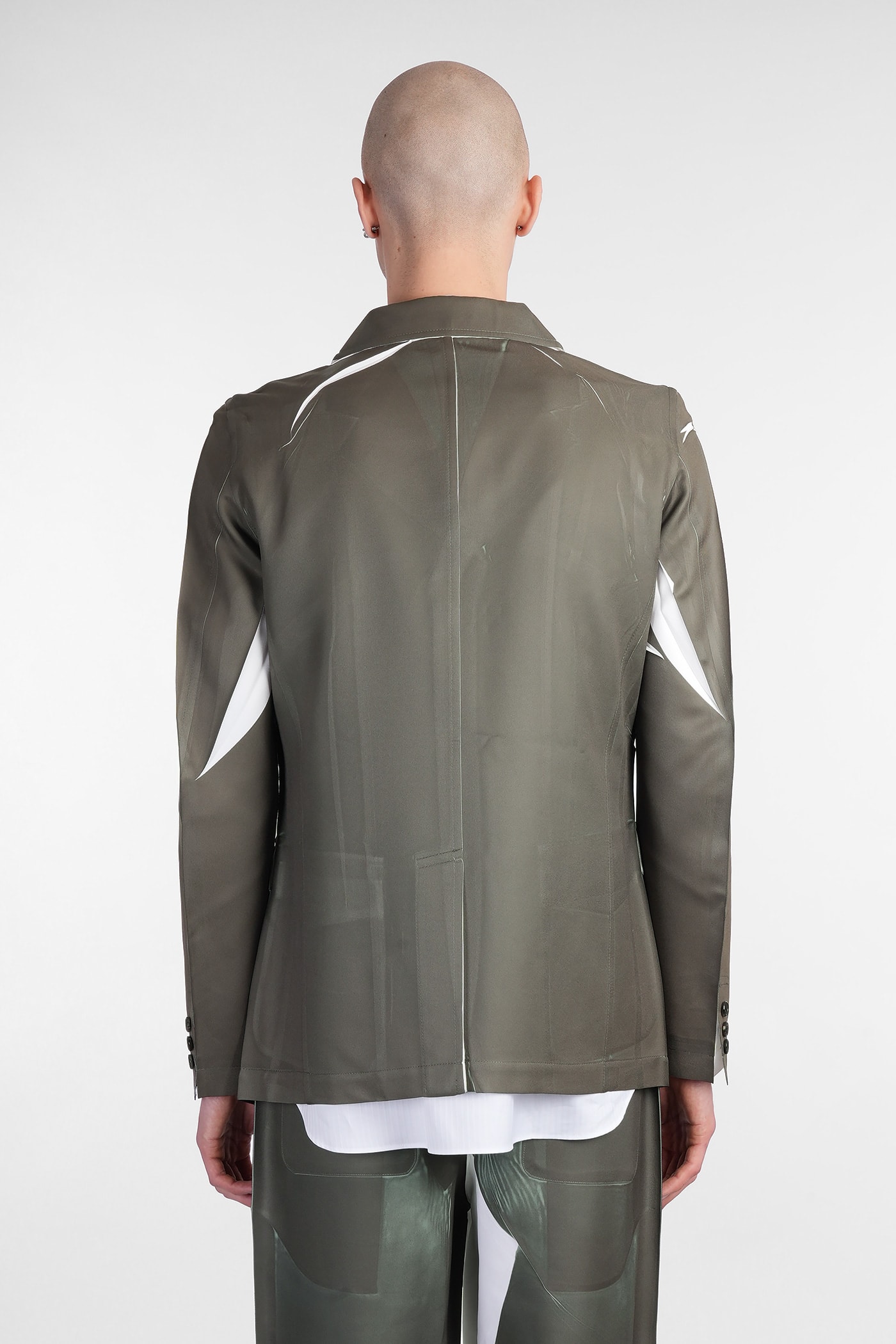 Comme Des Garçons Shirt Contrasting-detailed Blazer