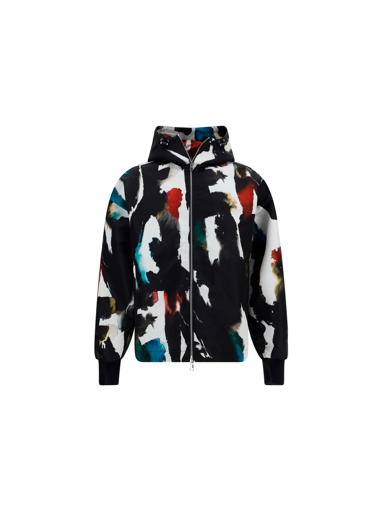 Shop Alexander Mcqueen Down Jacket In Multicolour