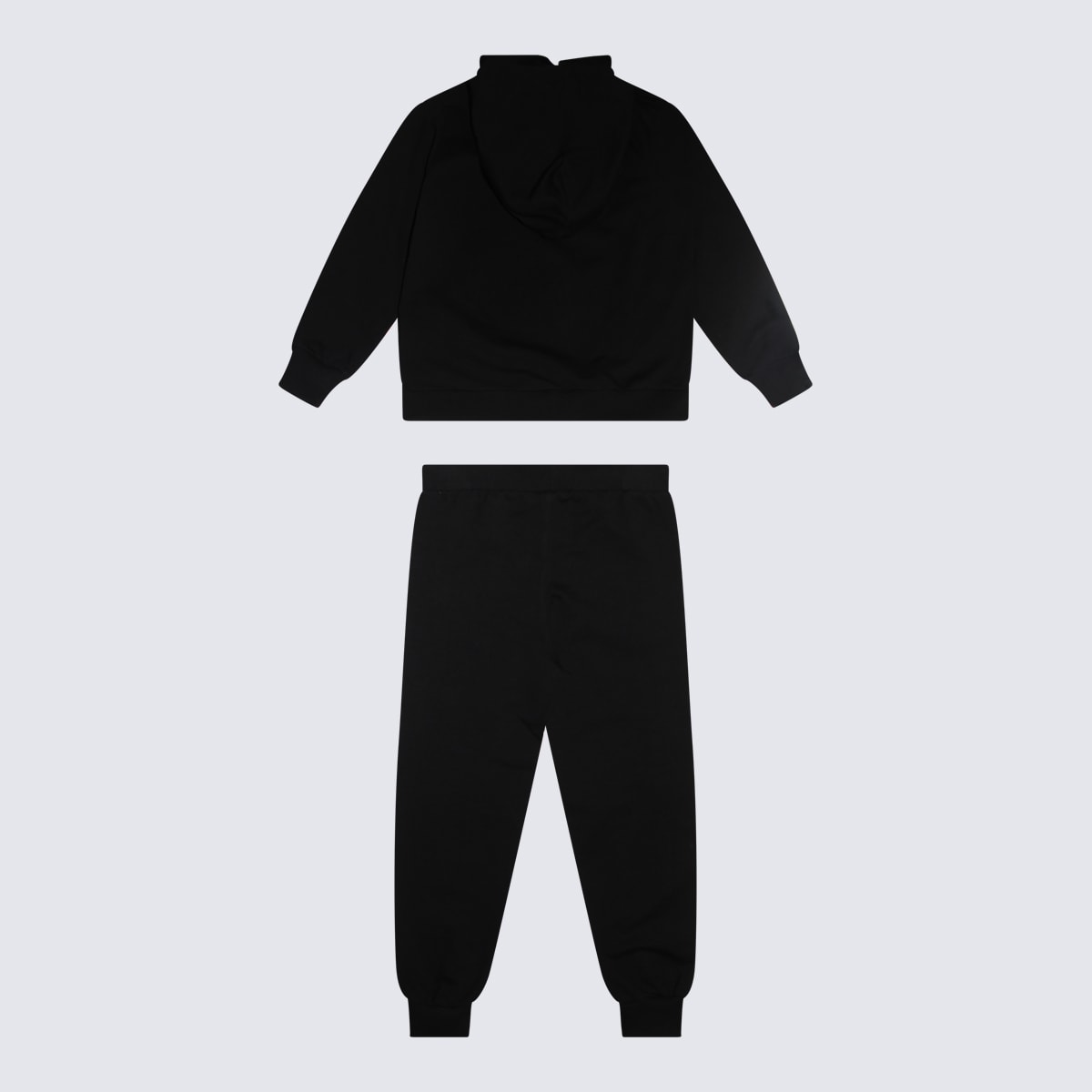 Shop Moschino Black Cotton Jumpsuits