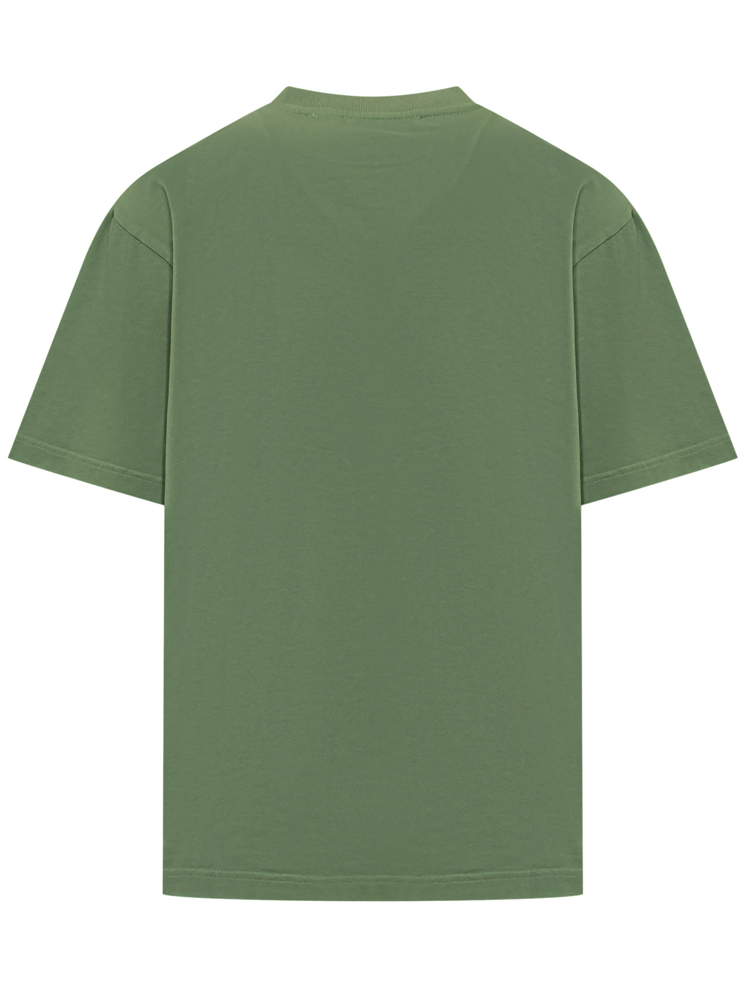 Jw Anderson Diorama Printed T-shirt In Forest Green