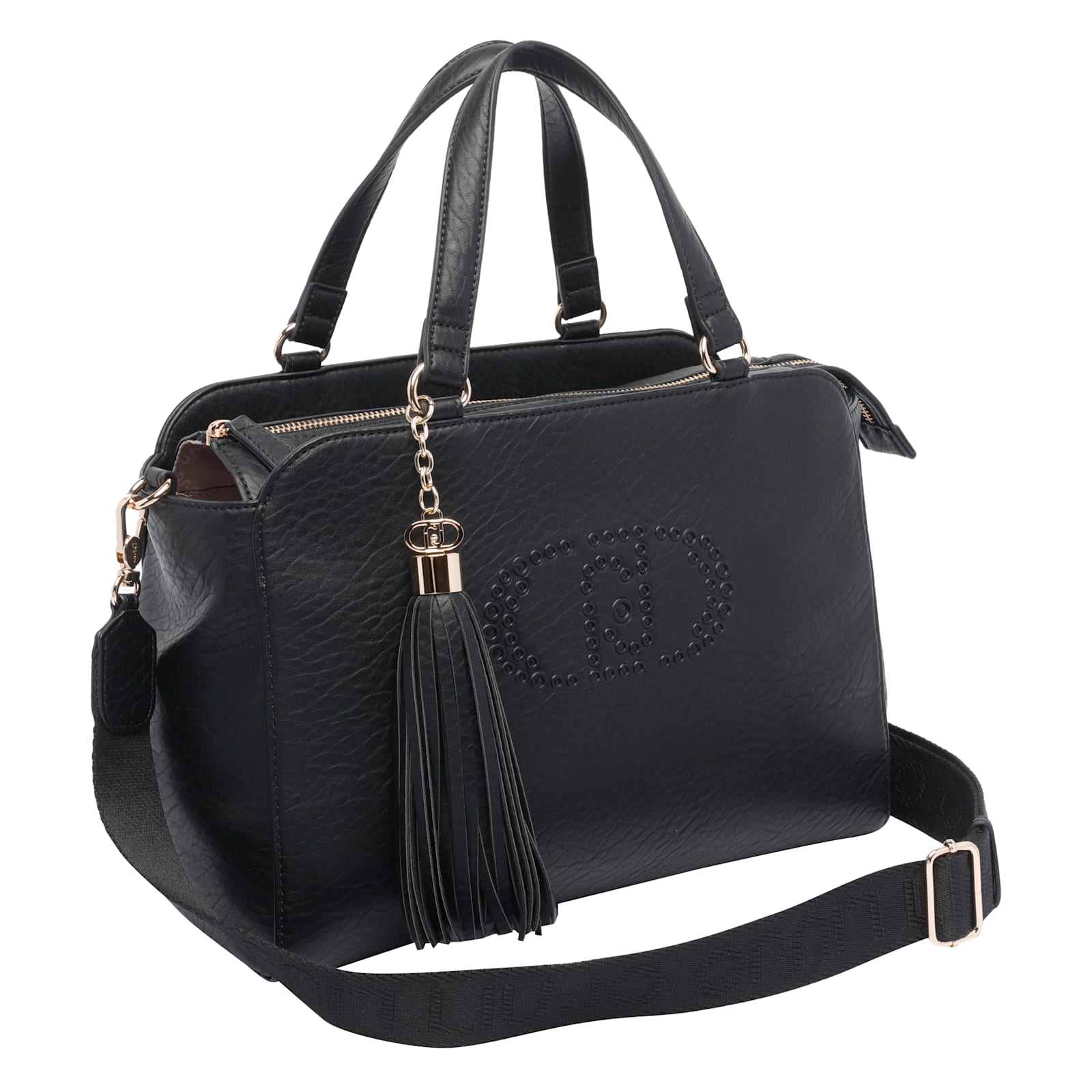 Liu •jo Tassel-detail Tote Bag In Black