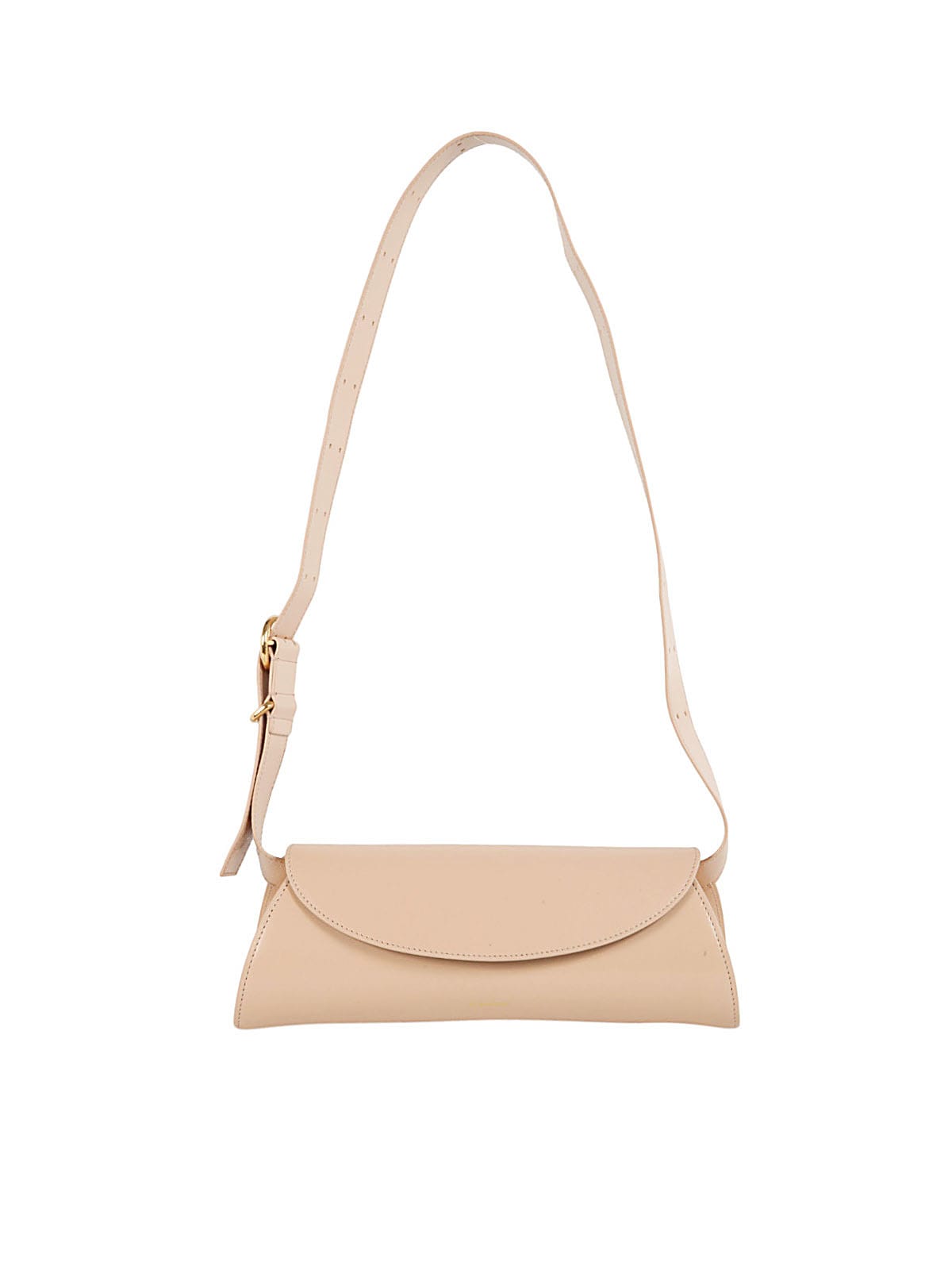 Jil Sander Cannolo Sm Crossbody In Nude | ModeSens