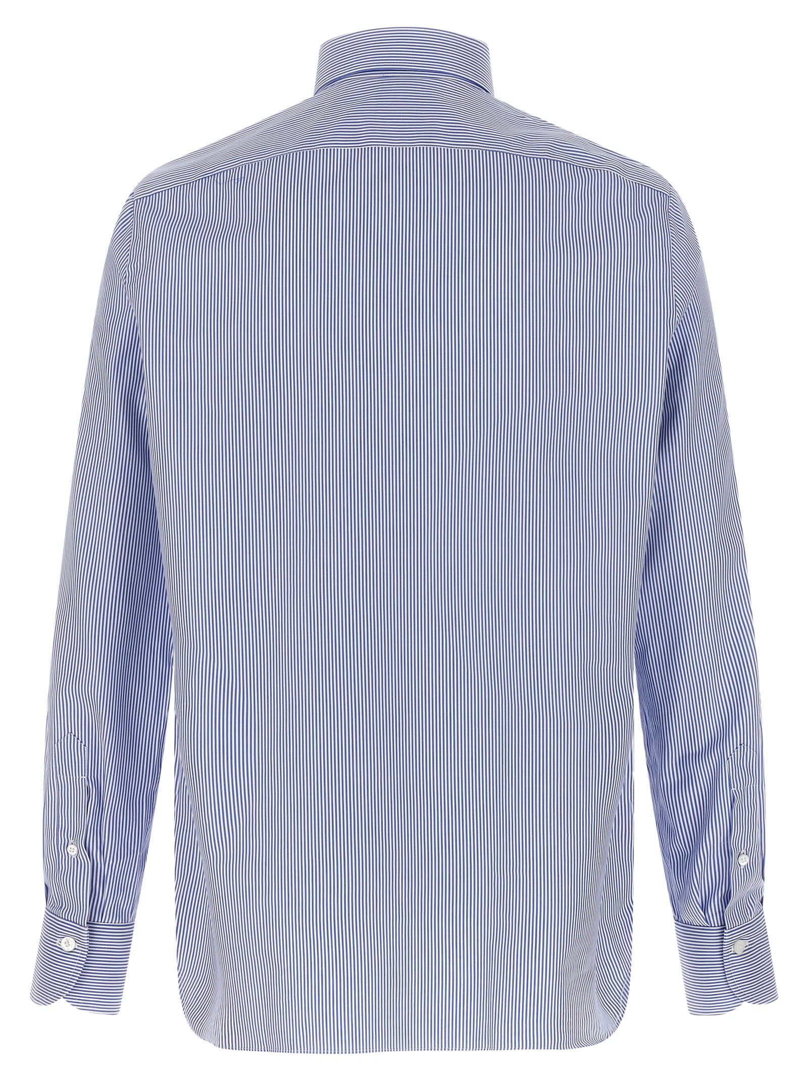 Finamore 1925 Napoli Shirt And Blouse Multicolor In Blue