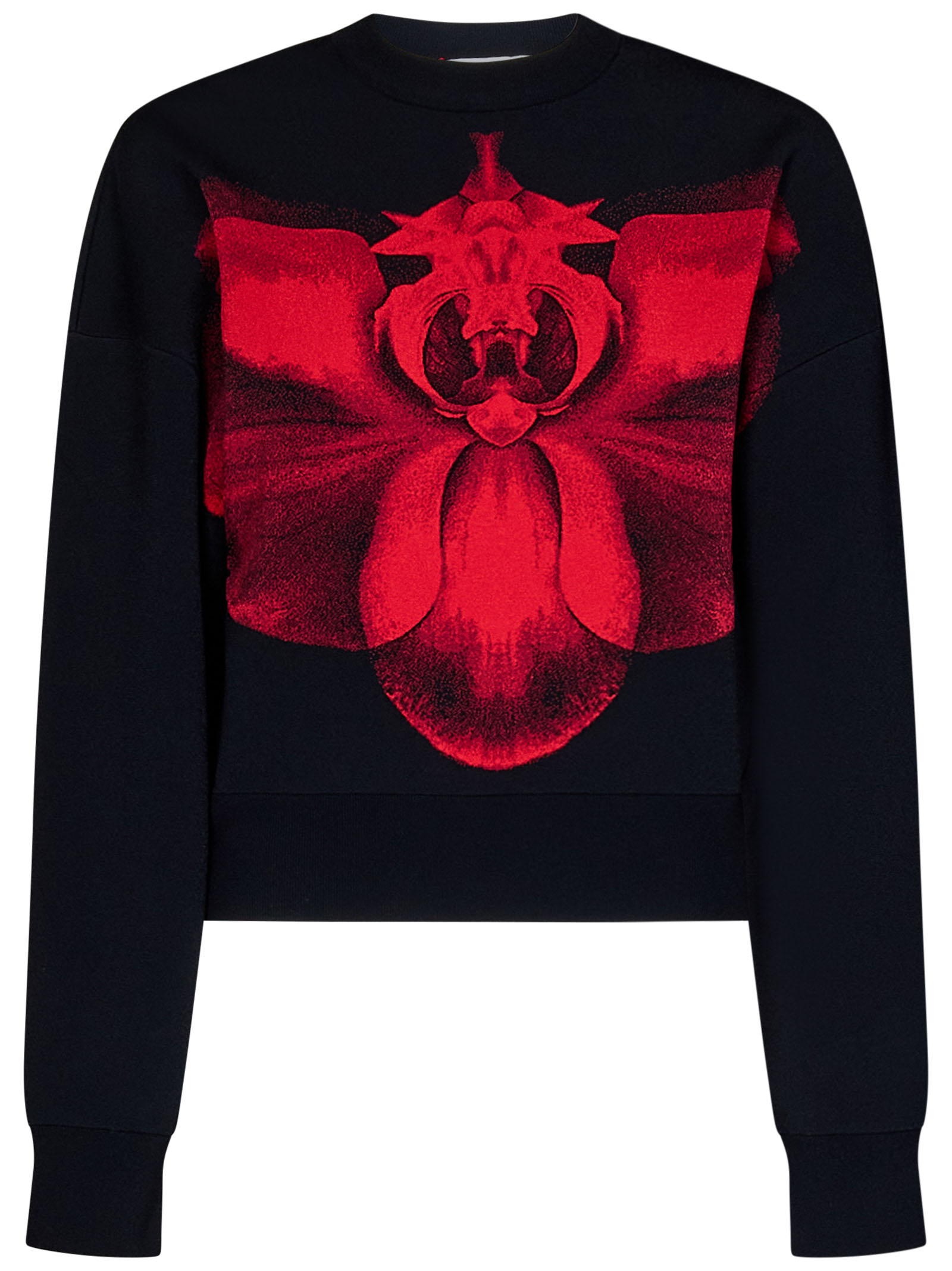 ALEXANDER MCQUEEN ETHEREAL ORCHID SWEATER