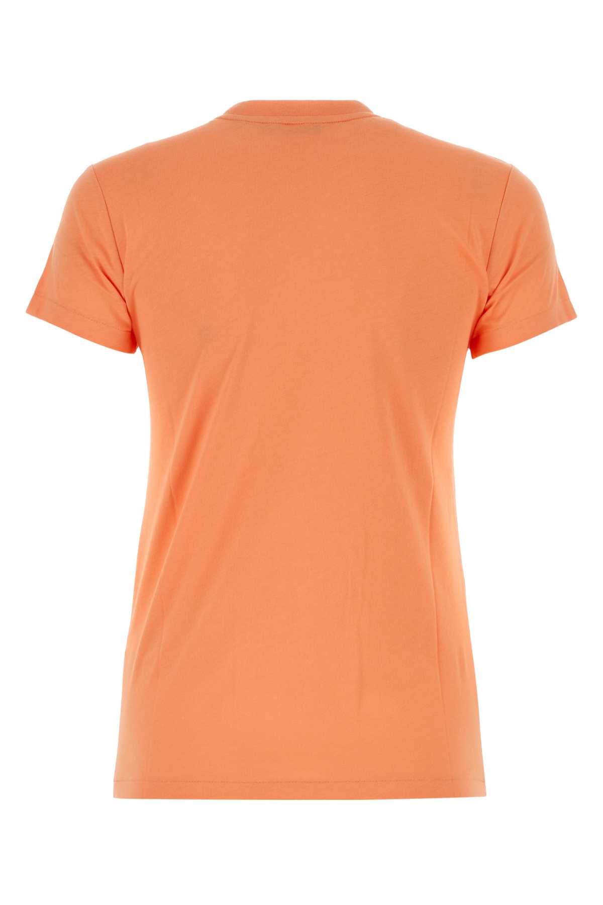 Polo Ralph Lauren Orange Cotton T-shirt In Peachtree