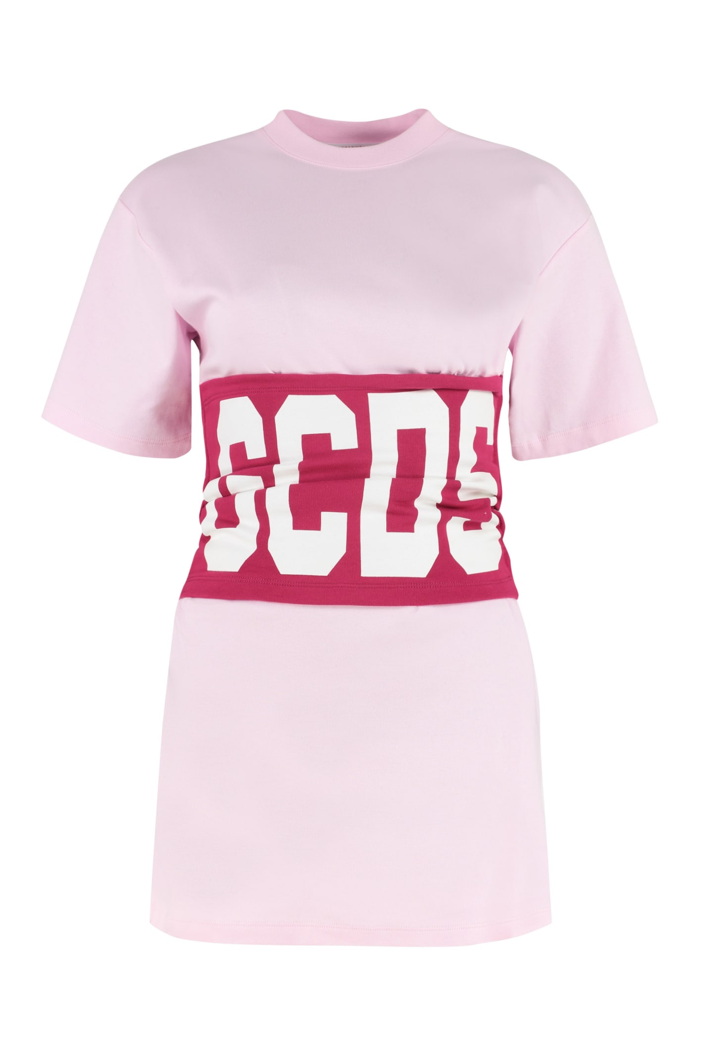 GCDS Cotton T-shirt Dress