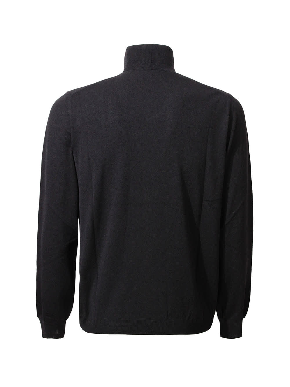 Zanone Ribbed Turtleneck Sweater Long Sleeves