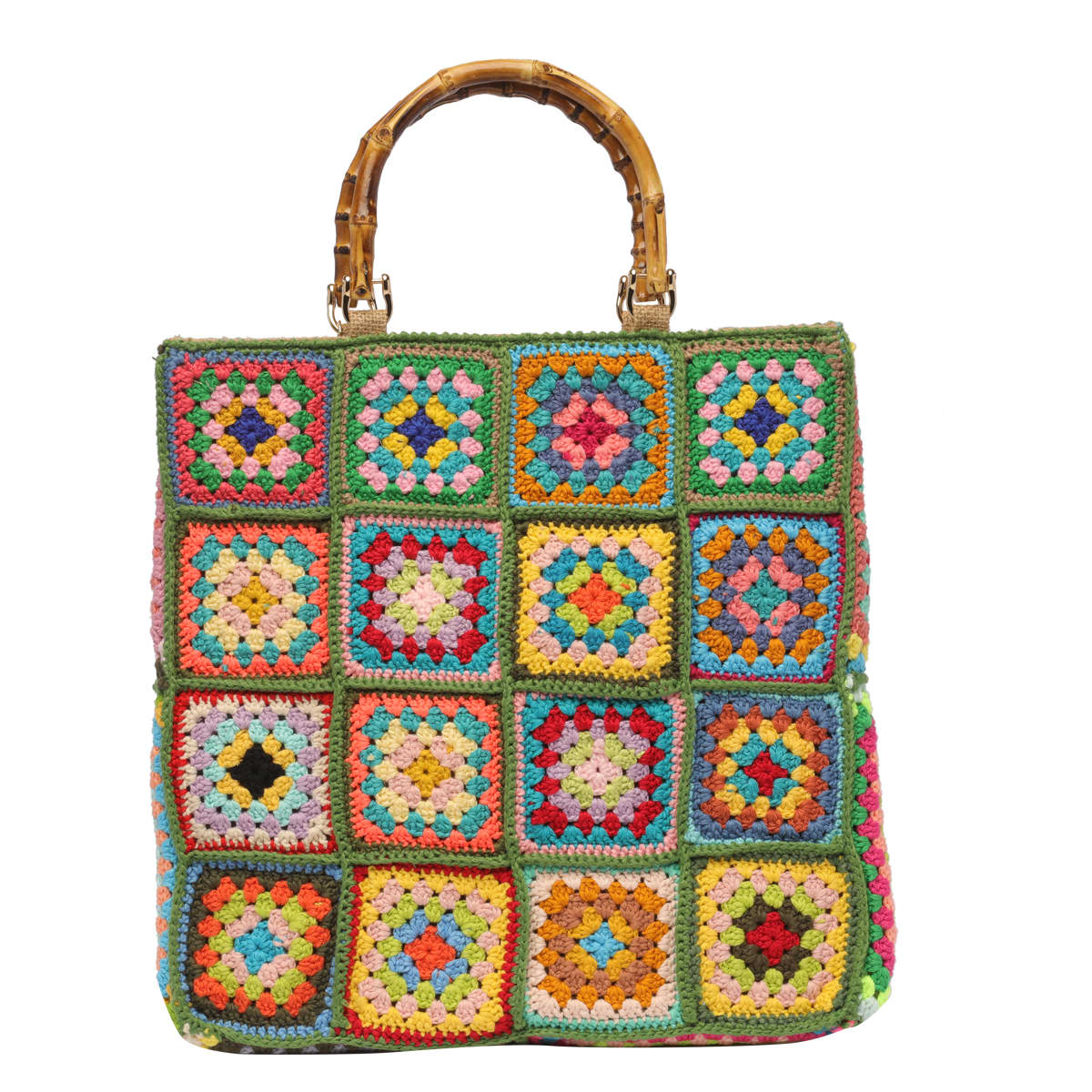 Lamilanesa Large Crochet Tote Bag In Multicolor | ModeSens