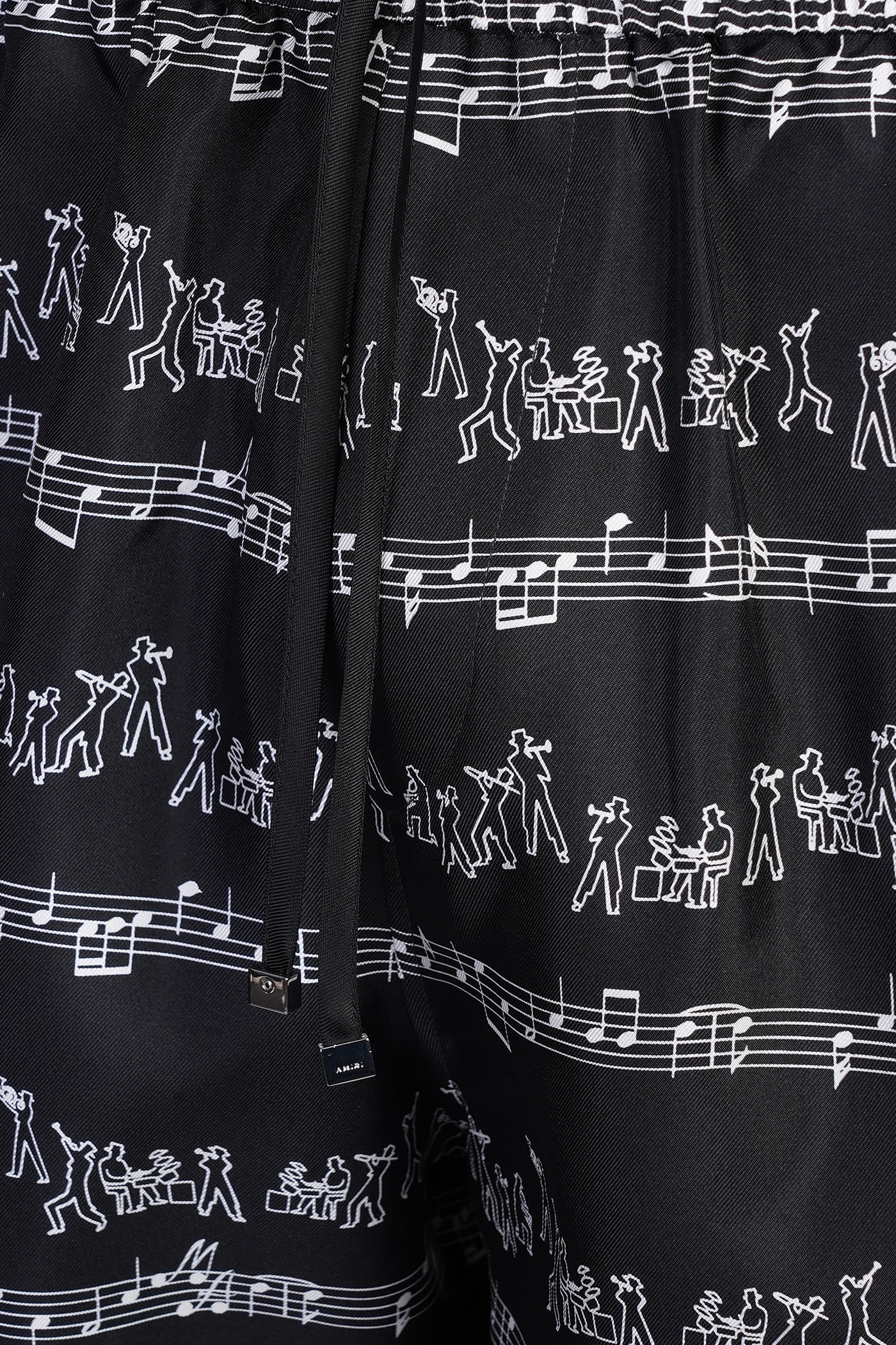 Amiri Graphic-print Shorts In Black