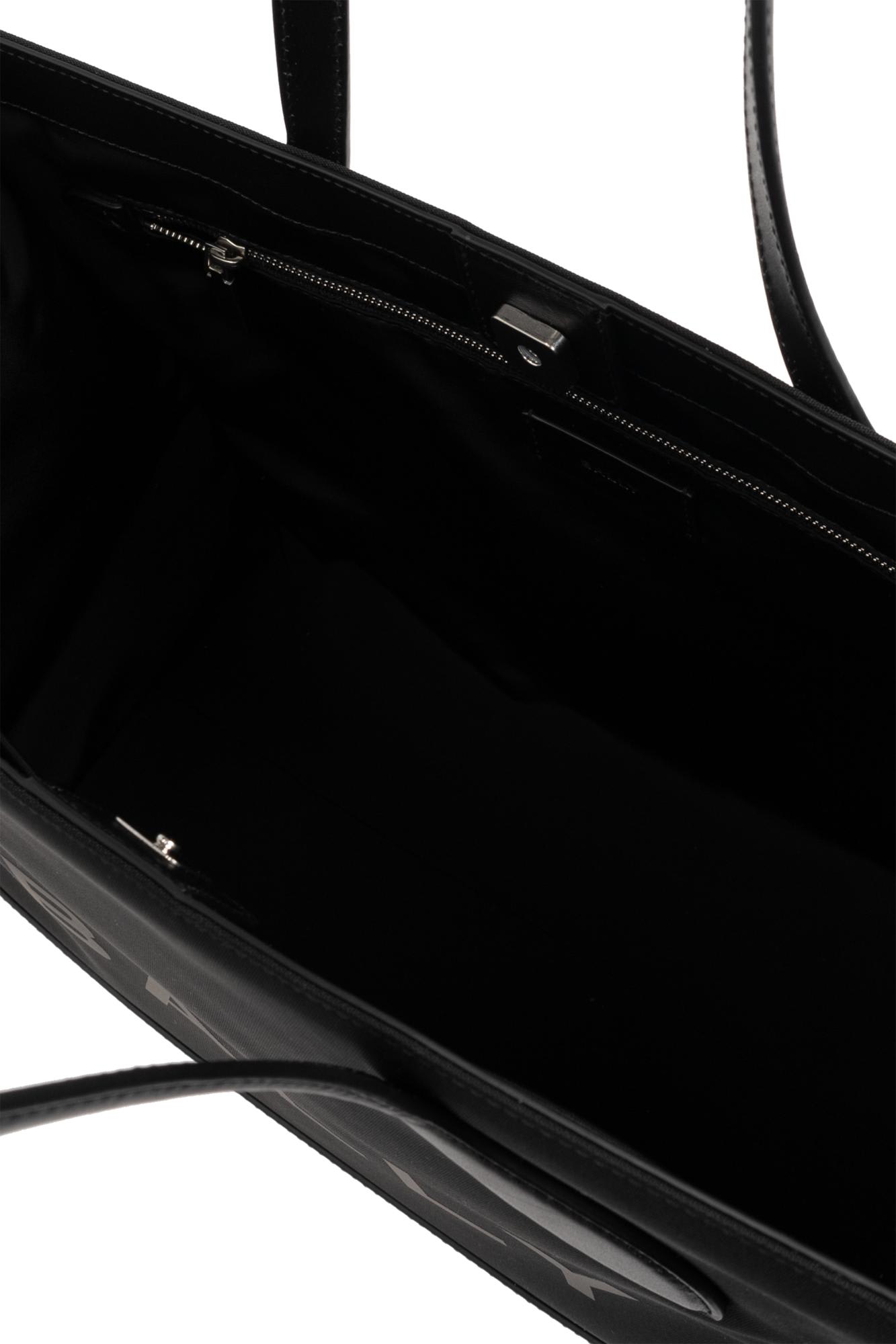 Shop Bally Shopper Bag In Black