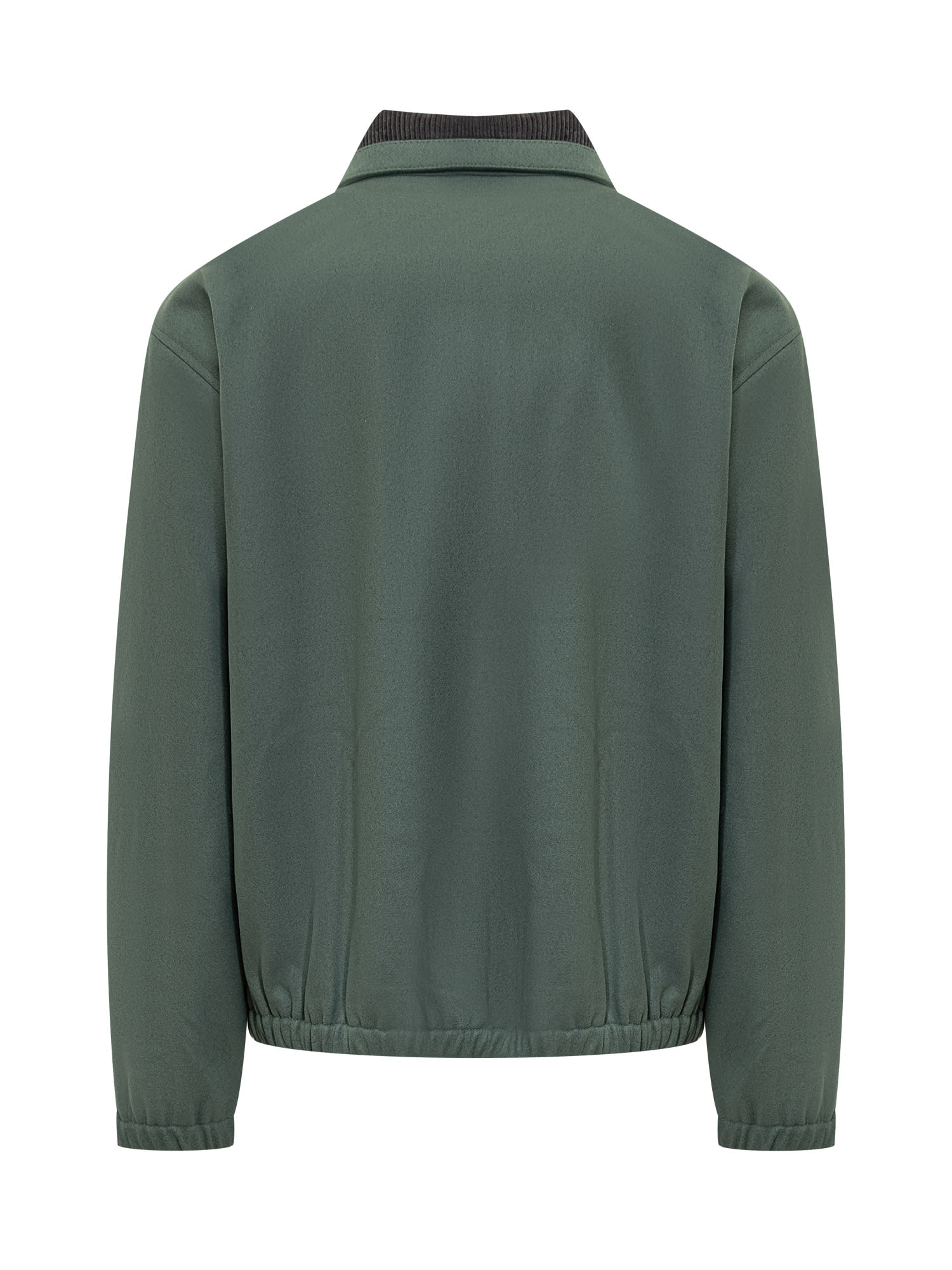 Shop Drôle De Monsieur La Veste Jacket In Water Green