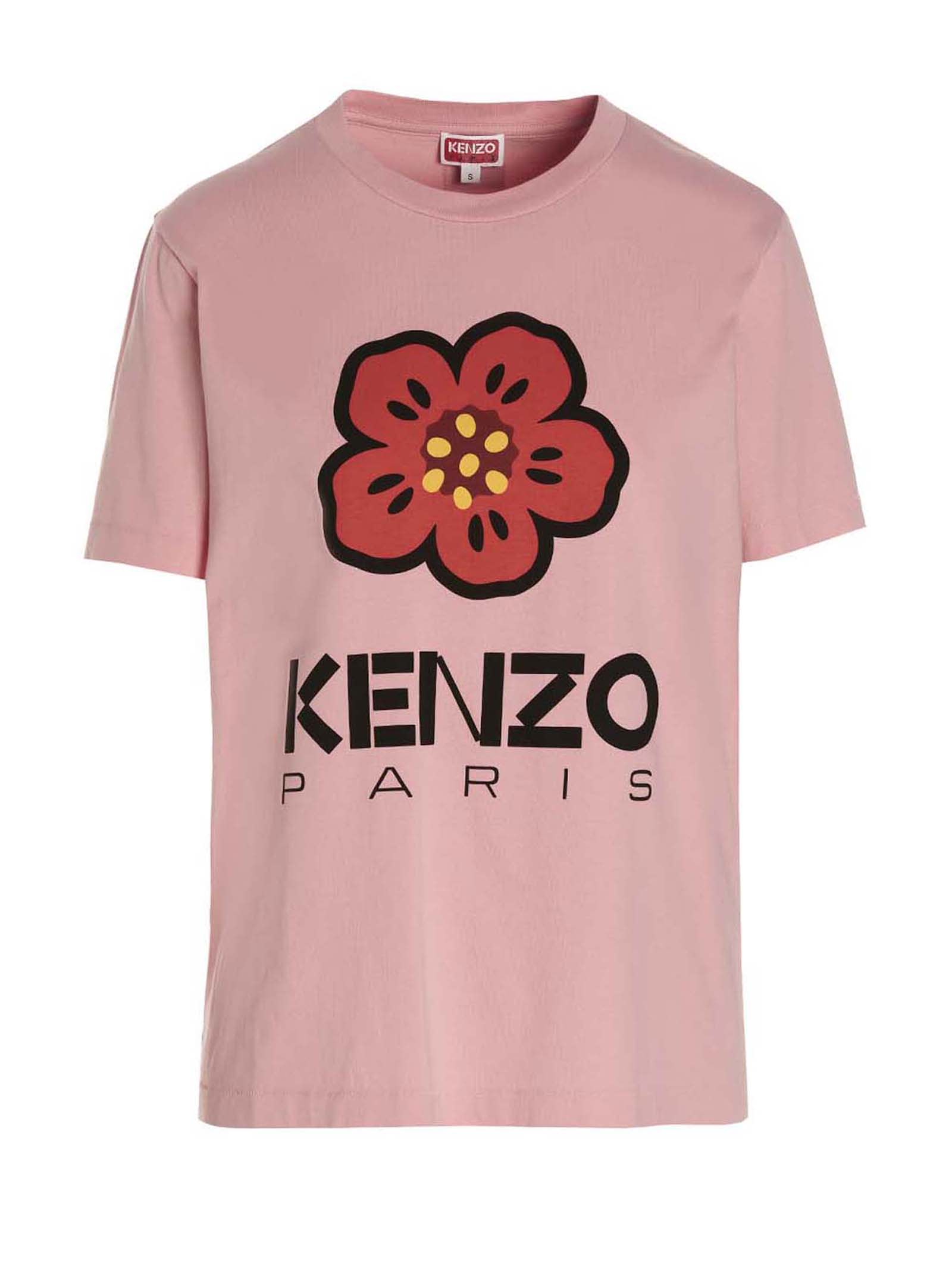 Shop Kenzo T-shirt Paris In Rose