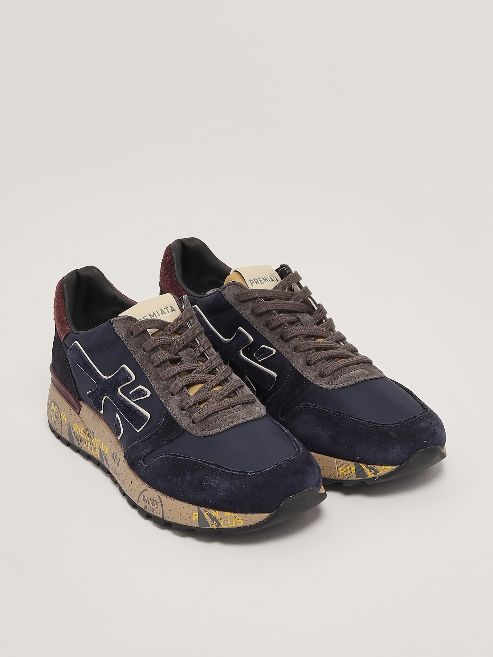 Shop Premiata Sneakers Sneaker In Navy