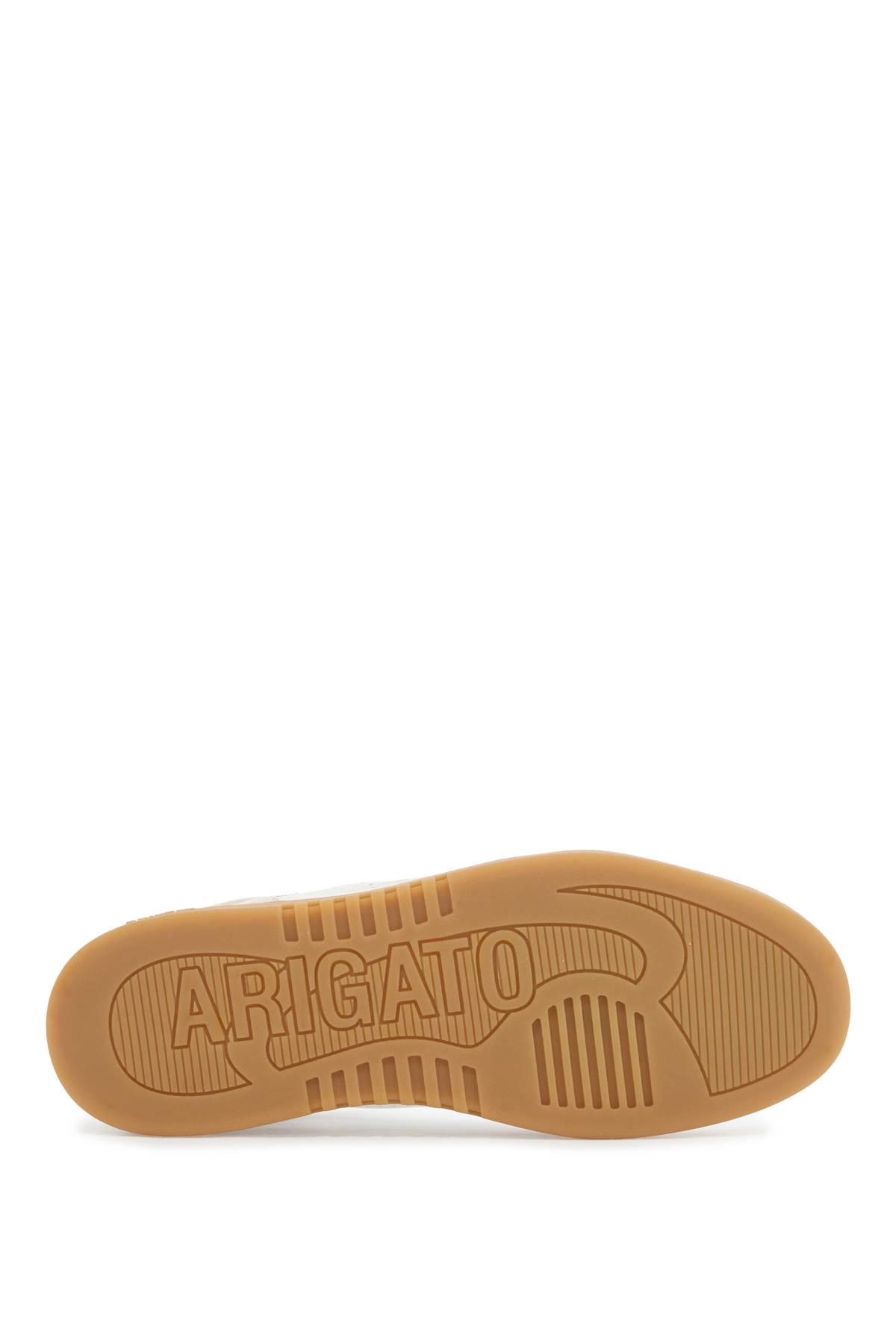 Axel Arigato White Leather And Suede Sneakers Dice T-toe With Recycled Materials In White Gum (white)
