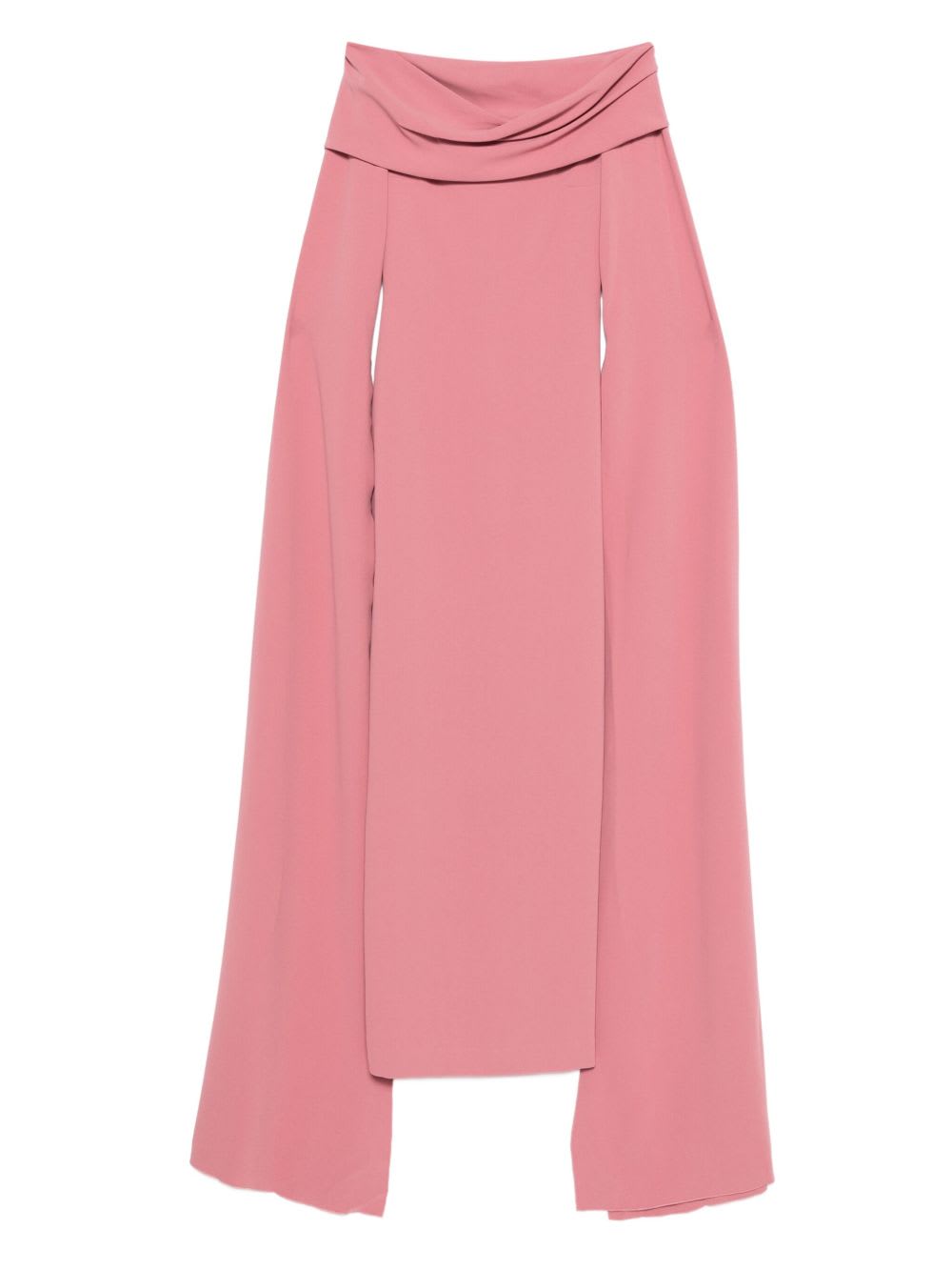 Solace London Nuri Midi Dress In Pink