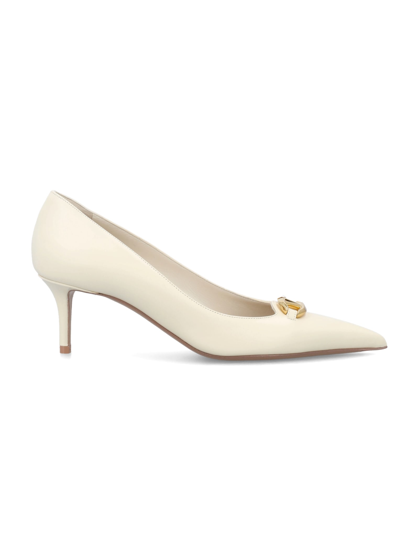 Shop Valentino Vlogo The Bold Edition Pump In Ivory